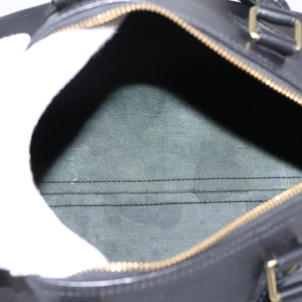 Louis Vuitton Speedy Epi Leather Black Leather Handbag (Pre-Owned)