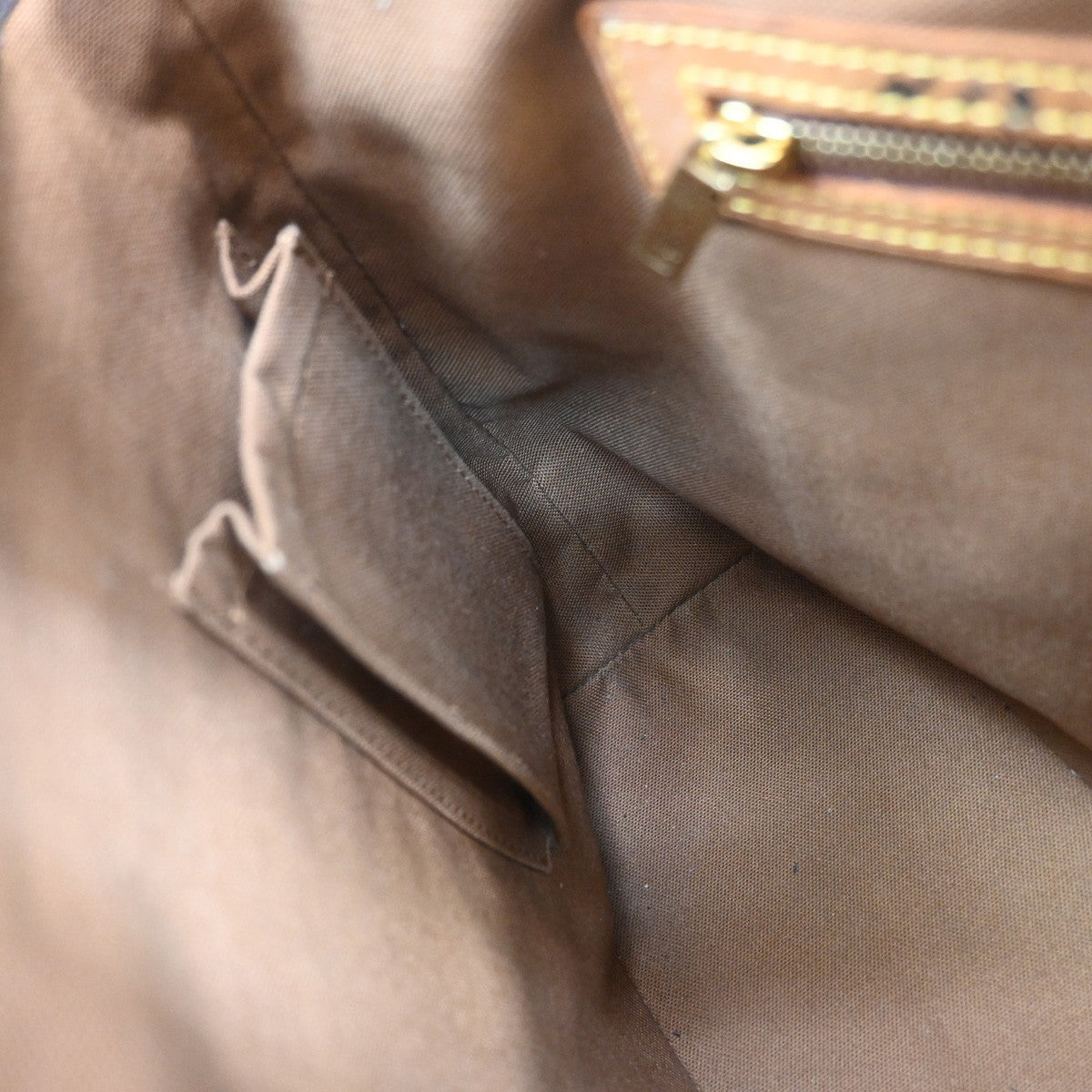 Louis Vuitton Cabas Piano Monogram Canvas Brown Canvas Tote Bag Bag (Pre-Owned)