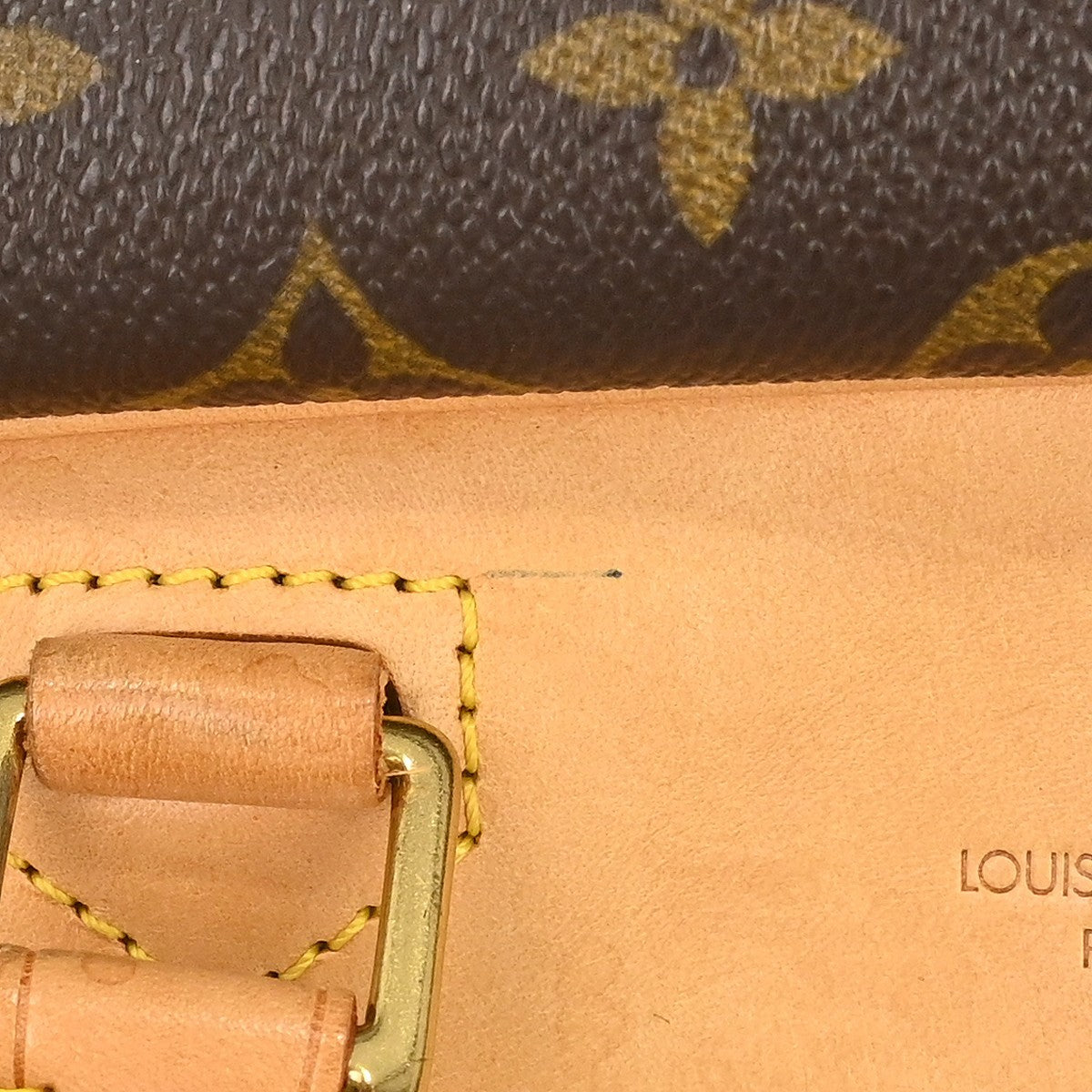 Louis Vuitton Deauville Monogram Canvas Brown Canvas Handbag (Pre-Owned)