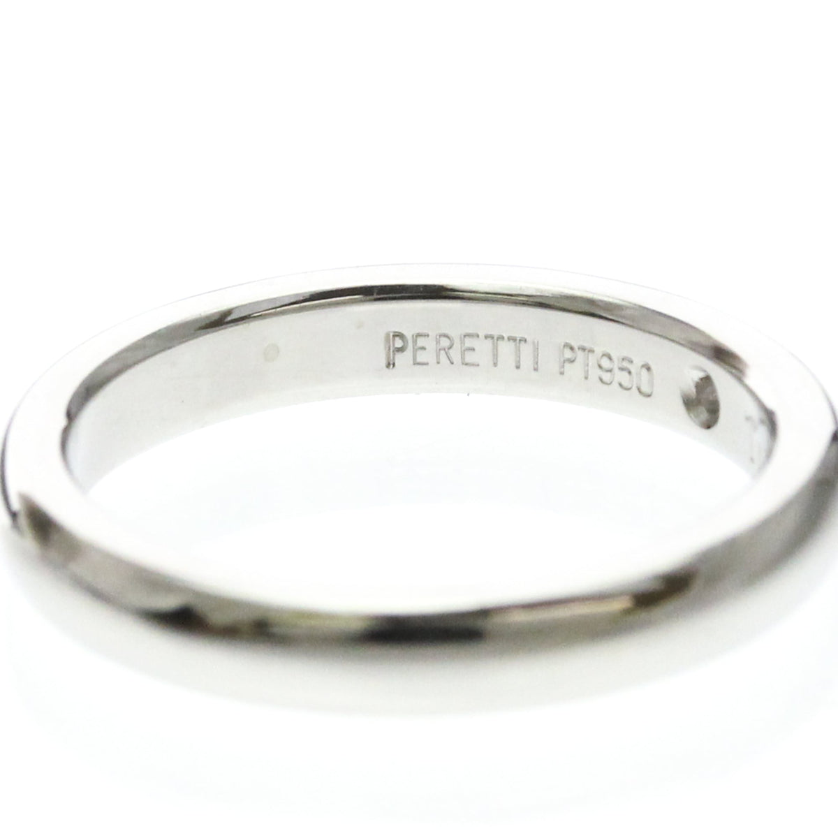 Tiffany & Co. Classic Wedding Band Platinum Silver Platinum Ring Jewelry (Pre-Owned)