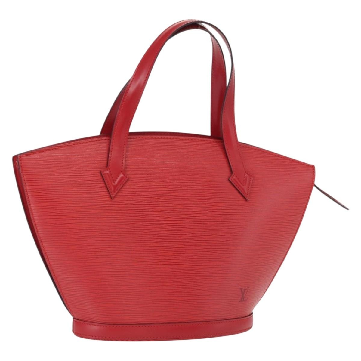 Louis Vuitton Saint Jacques Epi Leather Red Leather Handbag (Pre-Owned)