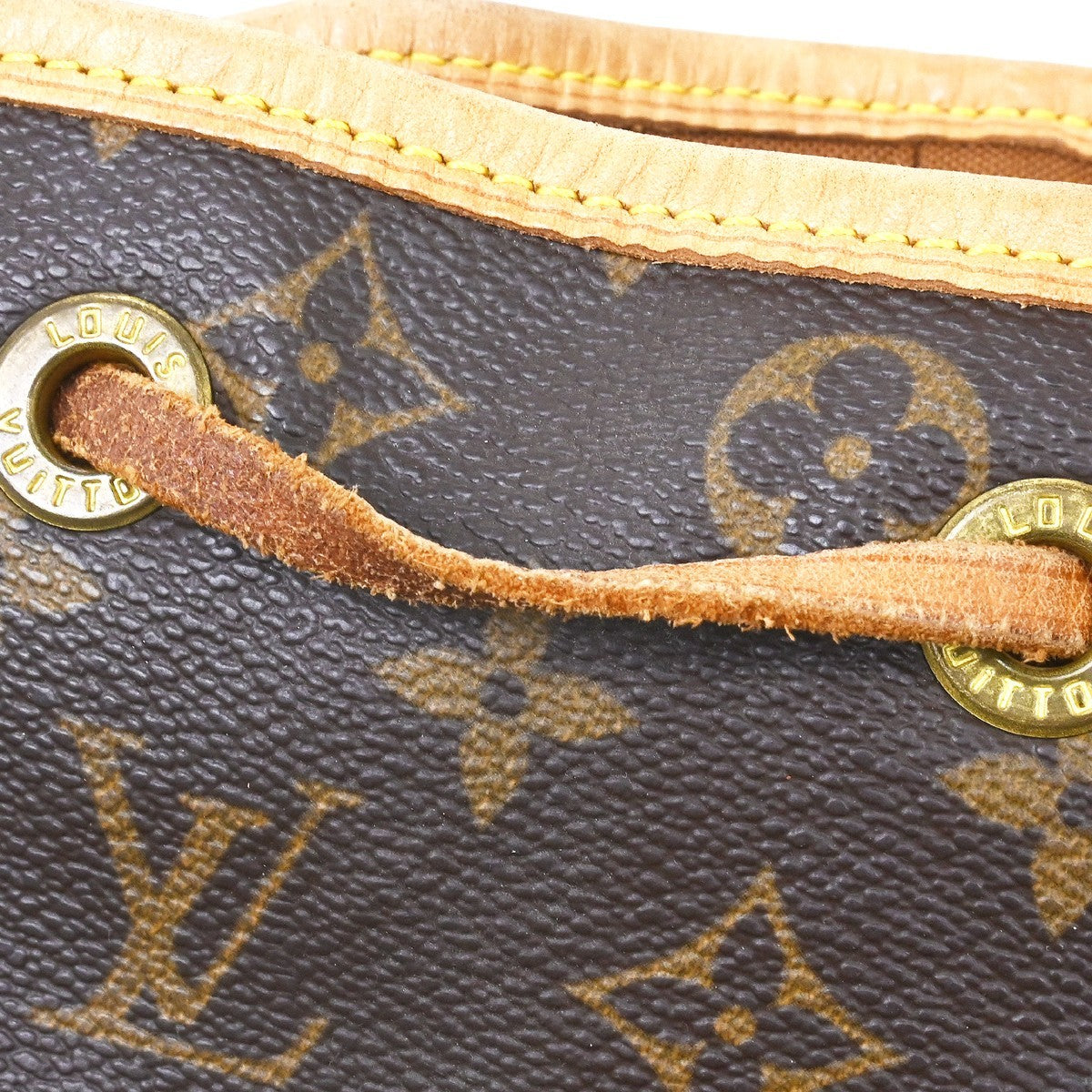 Louis Vuitton Vintage Montsouris Monogram Canvas Brown Canvas Backpack Bag (Pre-Owned)
