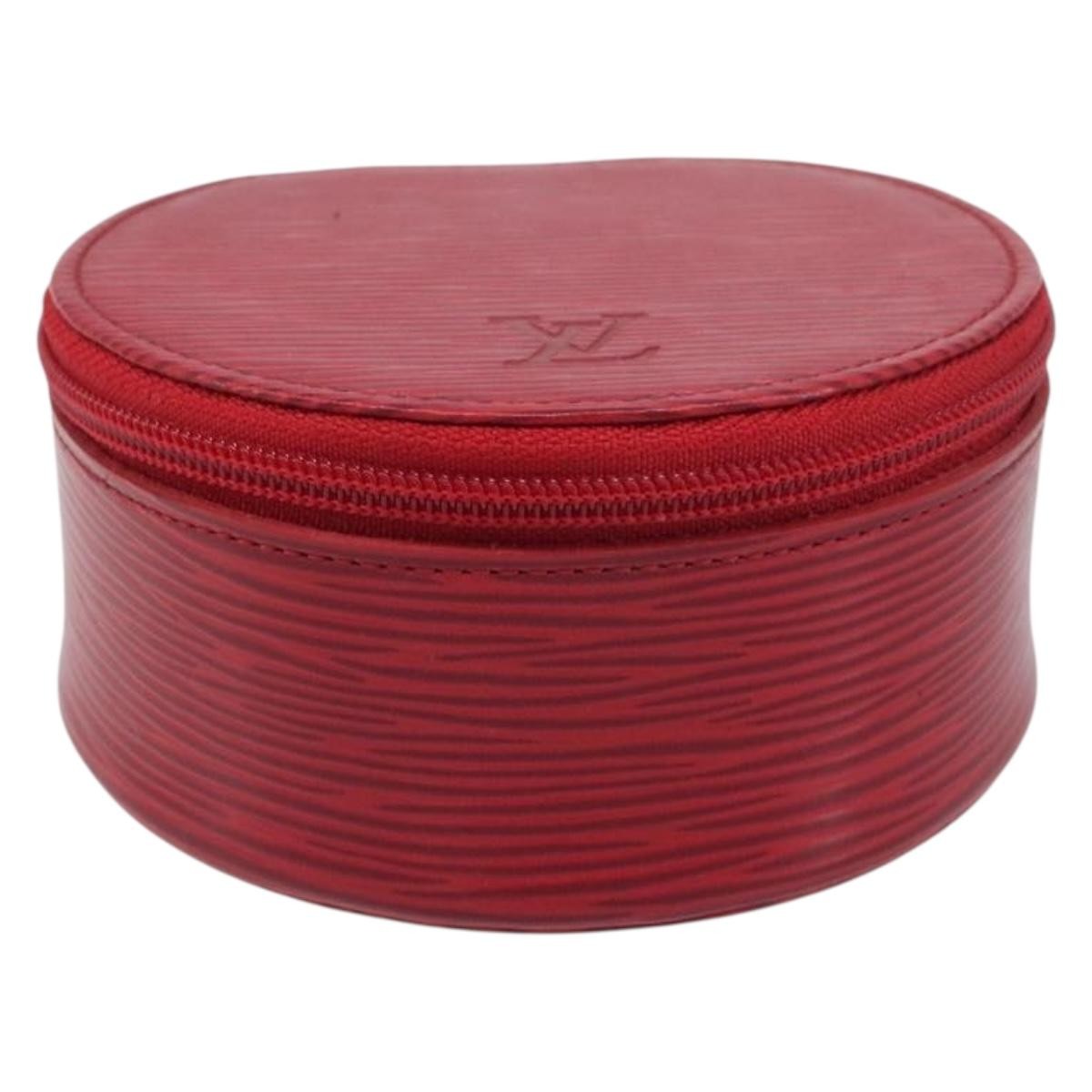 Louis Vuitton Ecrin Bijoux Epi Leather Red Leather Jewelry Set Jewelry (Pre-Owned)