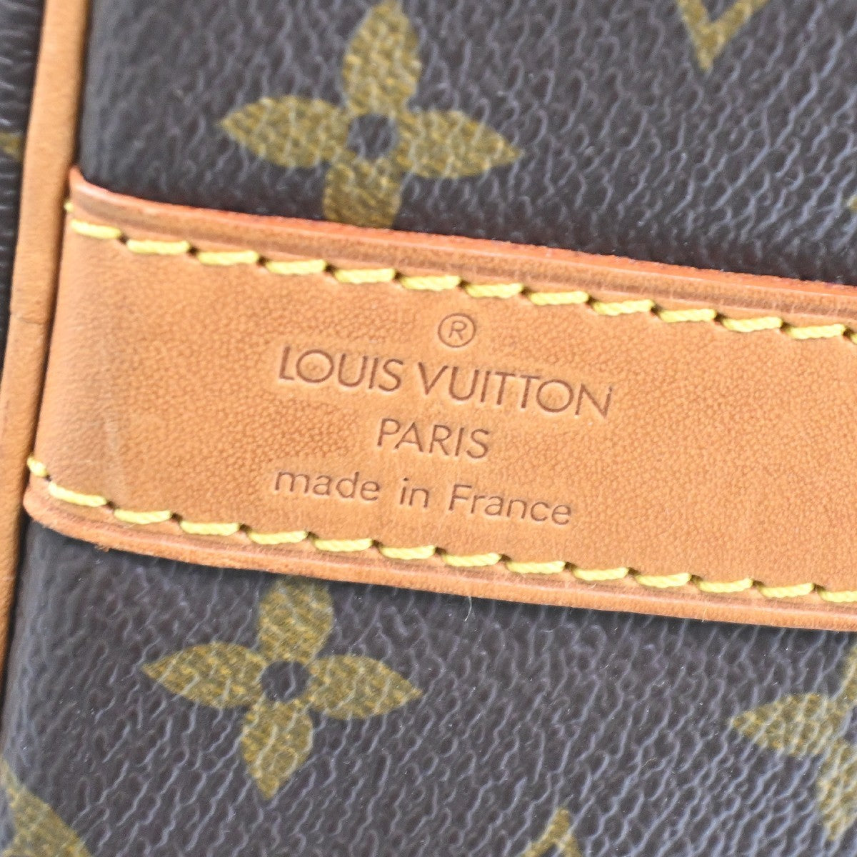 Louis Vuitton Keepall Bandouliere Monogram Canvas Brown Canvas Travel Bag Bag (Pre-Owned)