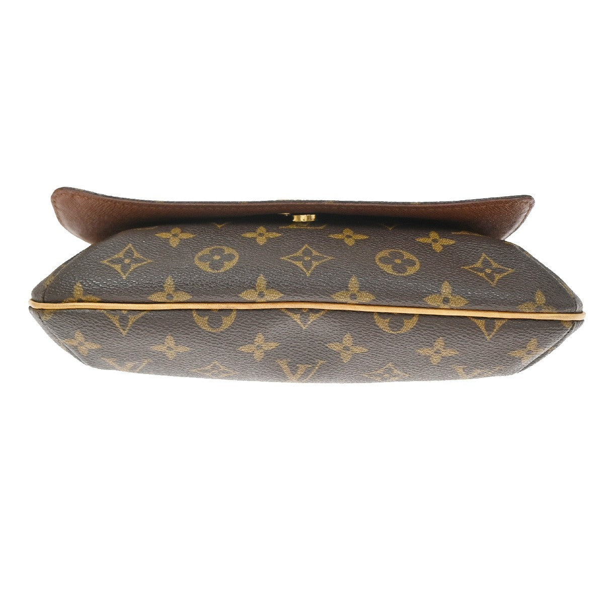 Louis Vuitton Musette Tango Monogram Canvas Brown Canvas Shoulder Bag Bag (Pre-Owned)