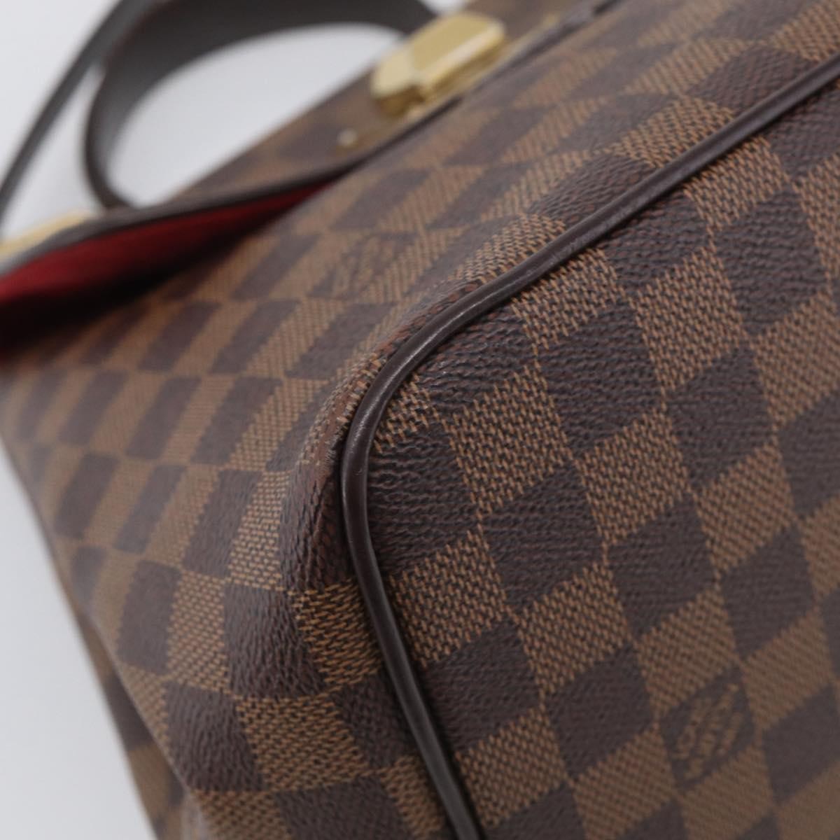 Louis Vuitton Bergamo Damier Brown Canvas Handbag (Pre-Owned)