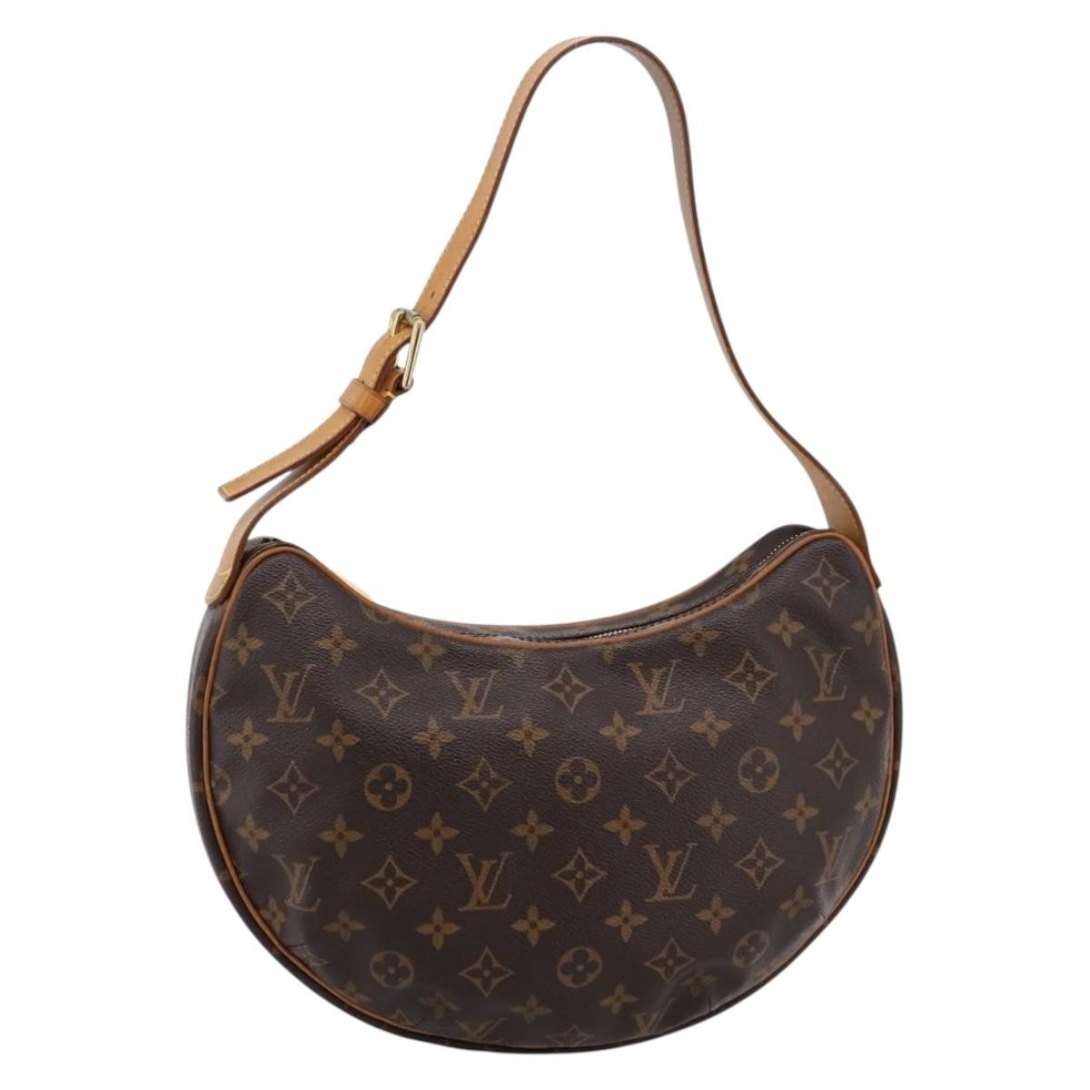 Louis Vuitton Croissant Monogram Canvas Brown Canvas Handbag (Pre-Owned)