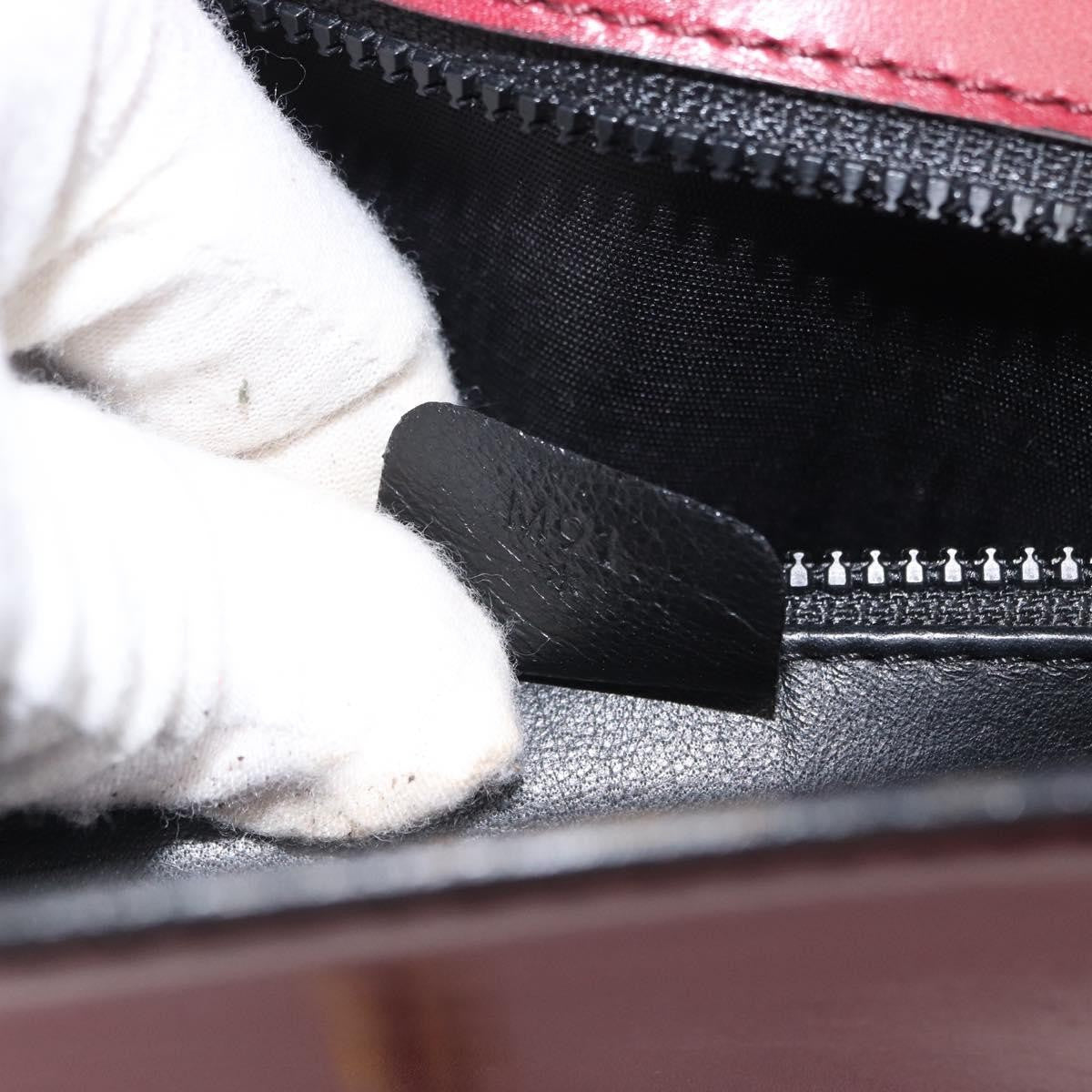 Celine Handbag Leather Red Leather Handbag (Pre-Owned)