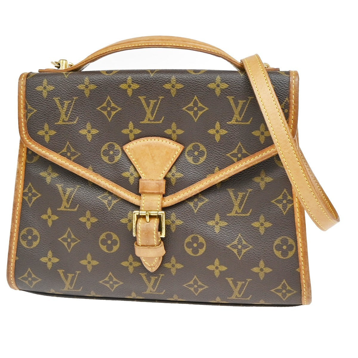 Louis Vuitton Beverly Monogram Canvas Brown Canvas Briefcase Bag (Pre-Owned)