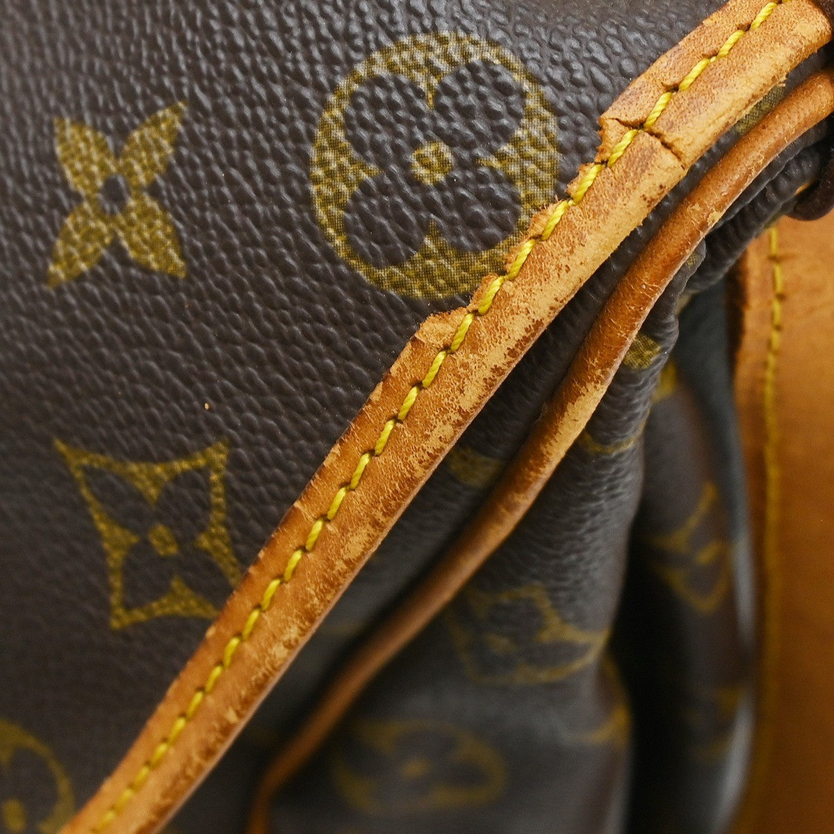Louis Vuitton Saumur Monogram Canvas Brown Canvas Shoulder Bag Bag (Pre-Owned)