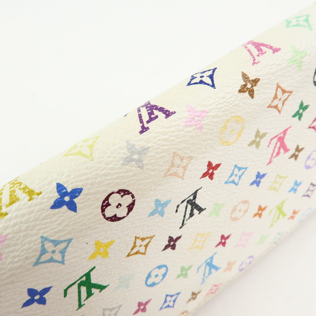 Louis Vuitton Zippy Monogram Multicolor White Canvas Wallets Accessory (Pre-Owned)
