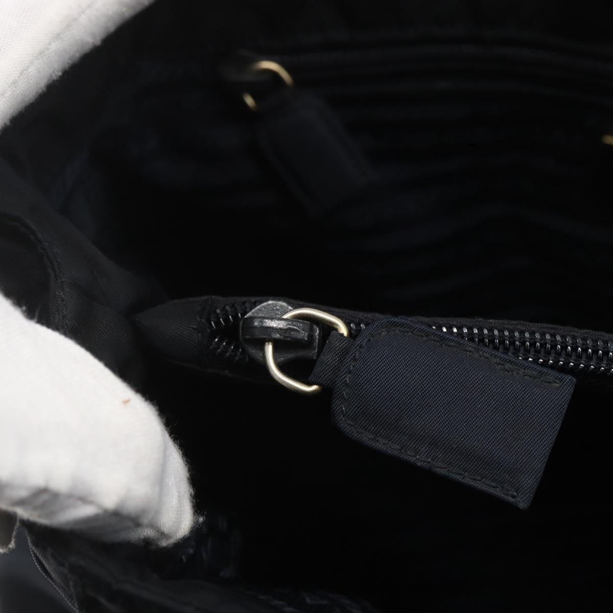 Prada Vintage Tessuto Black Nylon Shoulder Bag Bag (Pre-Owned)