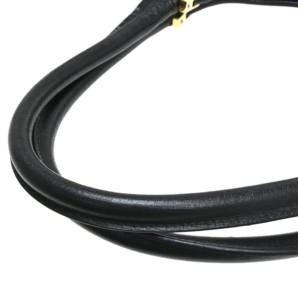 Gucci Vintage Jackie Leather Black Leather Handbag (Pre-Owned)