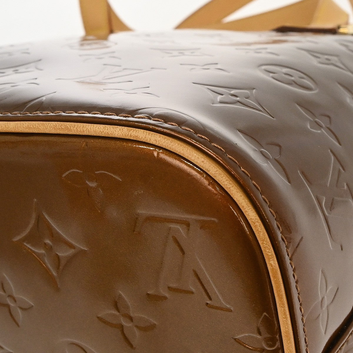 Louis Vuitton Houston Monogram Vernis Brown Patent_Leather Tote Bag Bag (Pre-Owned)