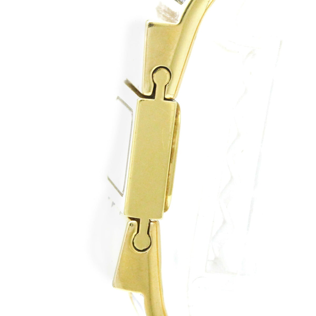 Hermes Loquet Quartz Plated Metal And Printed Enamel Watch (Pre-Owned)