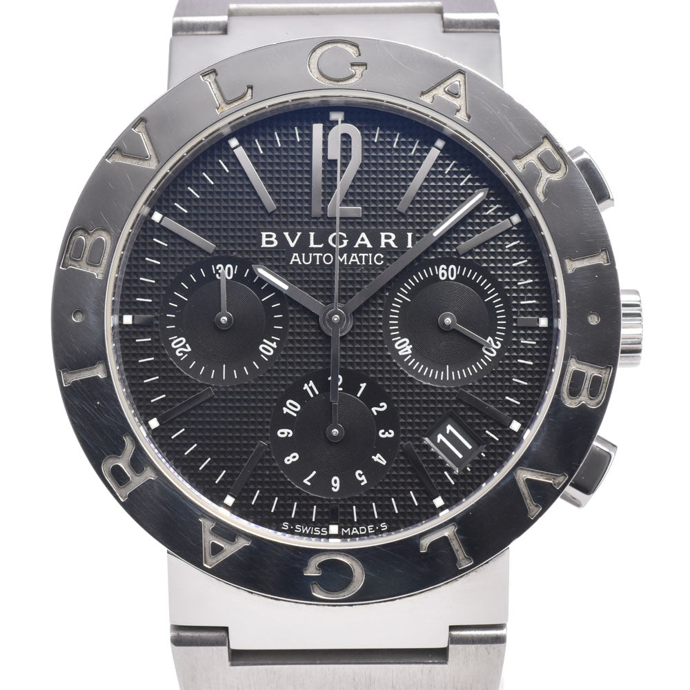 Bvlgari Bvlgari Bvlgari Chronograph Automatic Stainless Steel Watch (Pre-Owned)