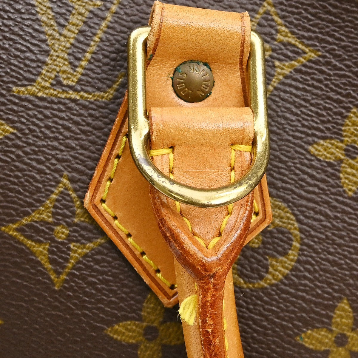Louis Vuitton Alma Monogram Canvas Brown Canvas Handbag (Pre-Owned)