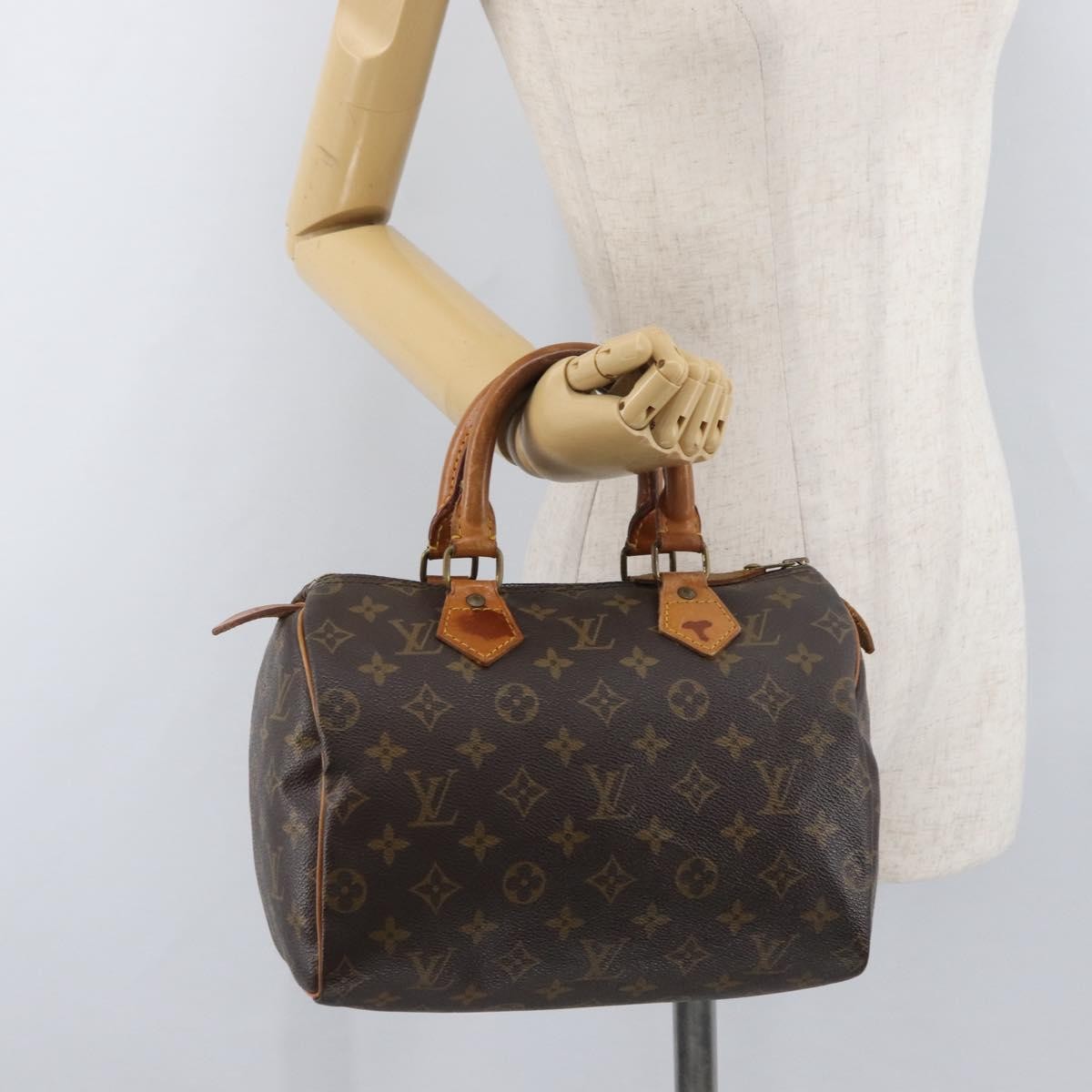 Louis Vuitton Speedy Monogram Canvas Brown Canvas Handbag (Pre-Owned)