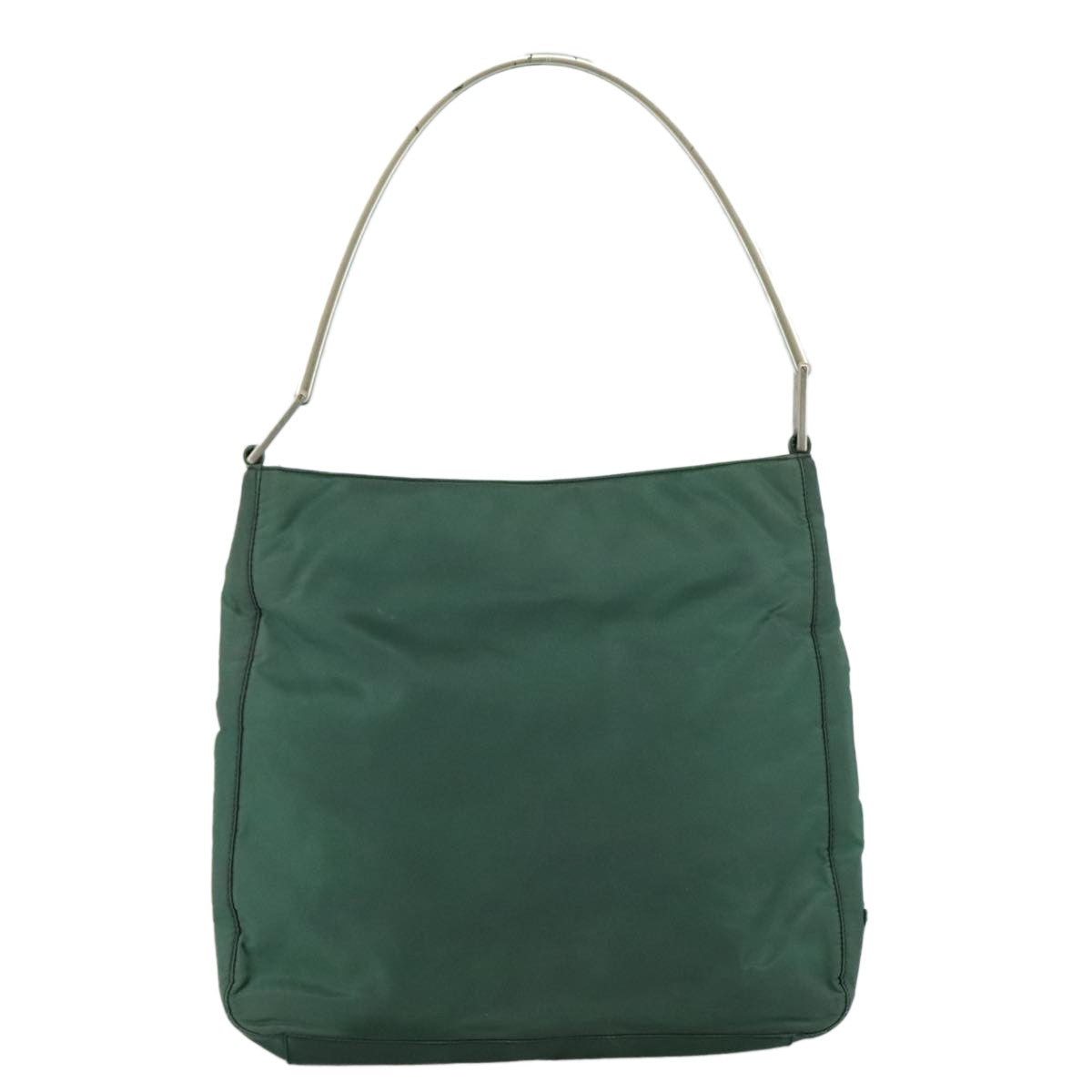 Prada Vintage Tessuto Green Nylon Shoulder Bag Bag (Pre-Owned)