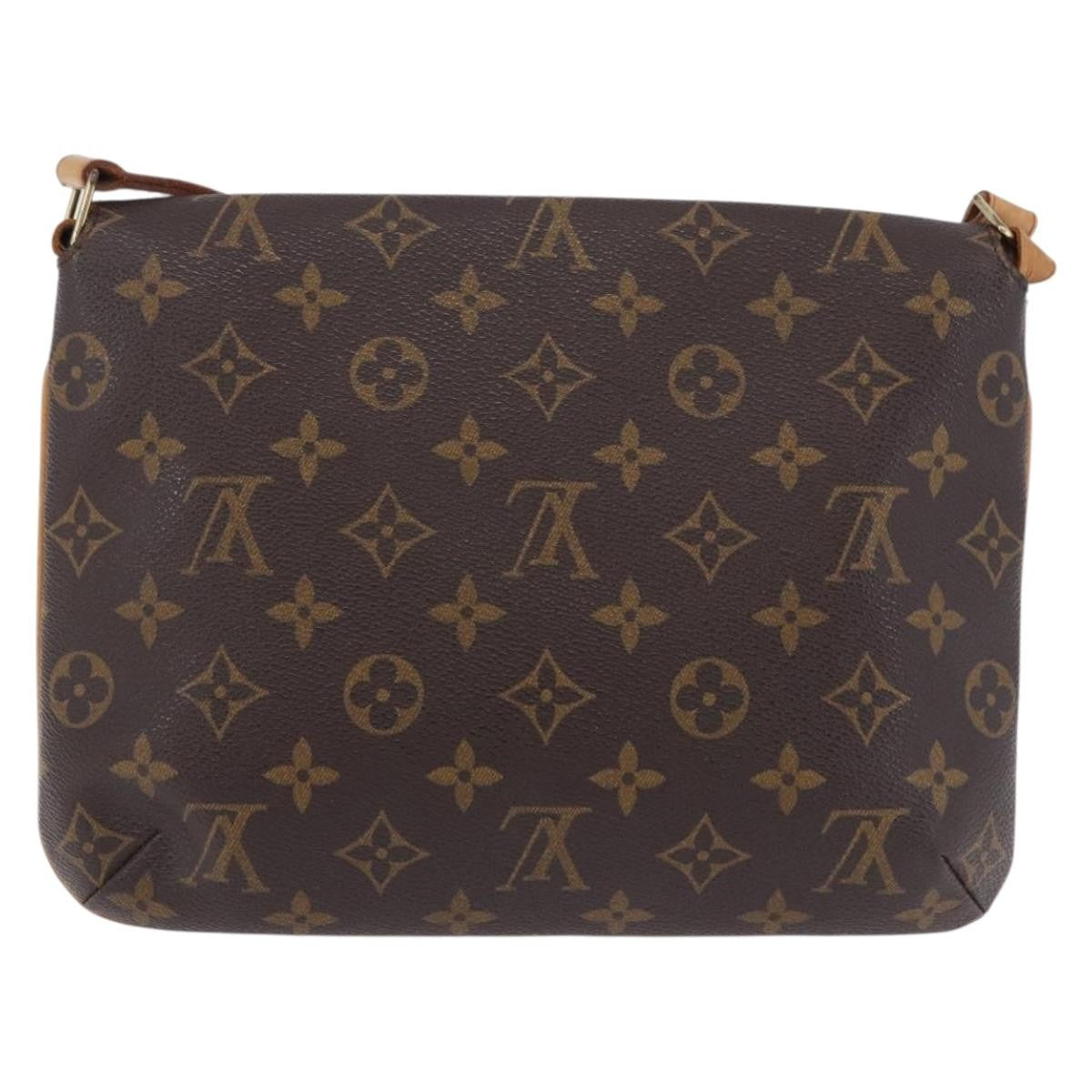 Louis Vuitton Musette Tango Monogram Canvas Brown Canvas Shoulder Bag Bag (Pre-Owned)