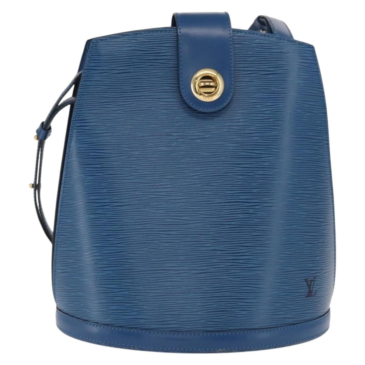 Louis Vuitton Cluny Epi Leather Blue Leather Shoulder Bag Bag (Pre-Owned)