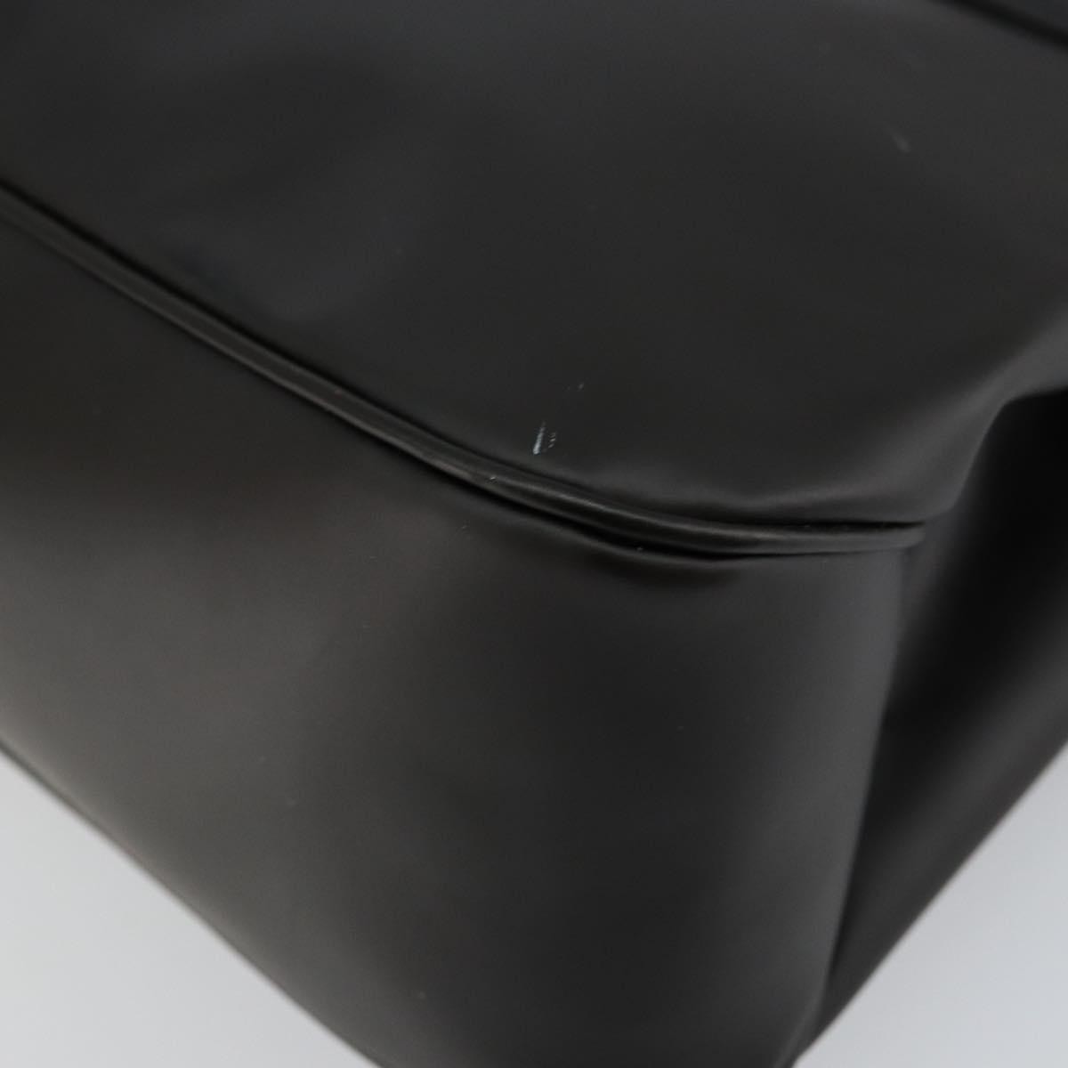 Salvatore Ferragamo Vala Leather Black Leather Bag (Pre-Owned)