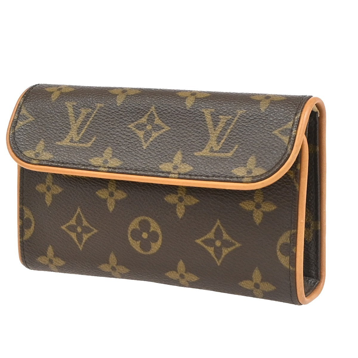 Louis Vuitton Florentine Waist Monogram Canvas Brown Canvas Clutche & Pouche Bag (Pre-Owned)