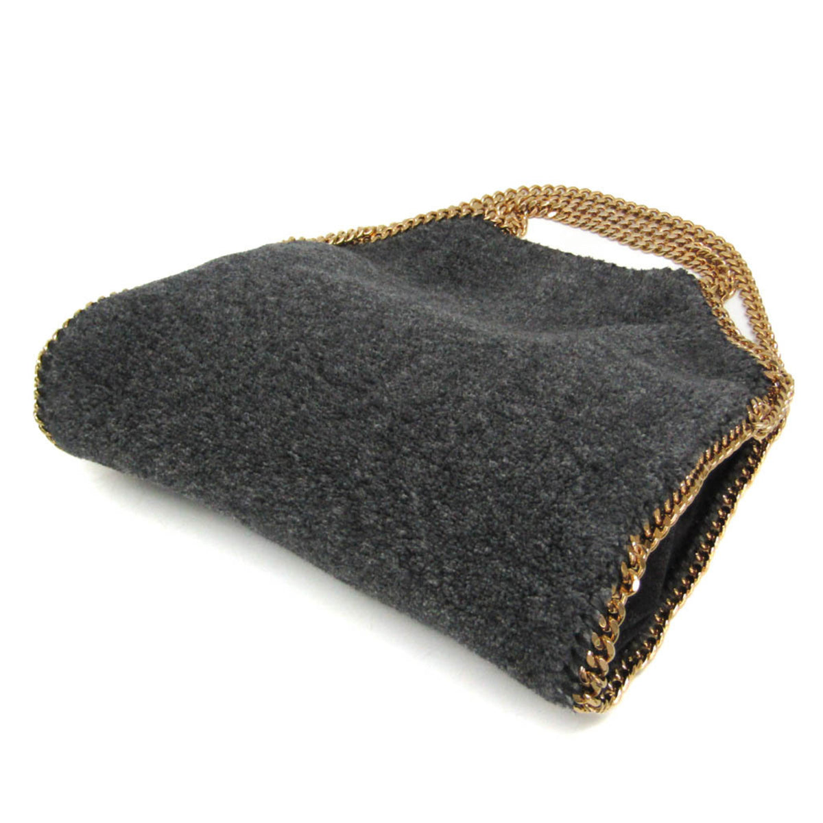 Stella Mccartney Falabella Faux Leather Gray Polyester Shoulder Bag Bag (Pre-Owned)