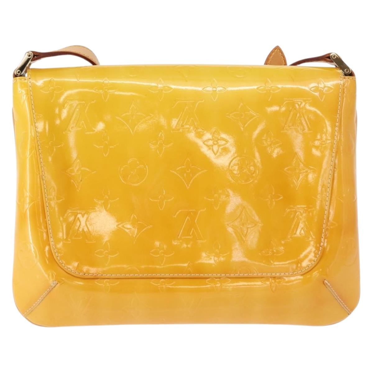 Louis Vuitton Thompson Street Monogram Vernis Yellow Patent_Leather Shoulder Bag Bag (Pre-Owned)