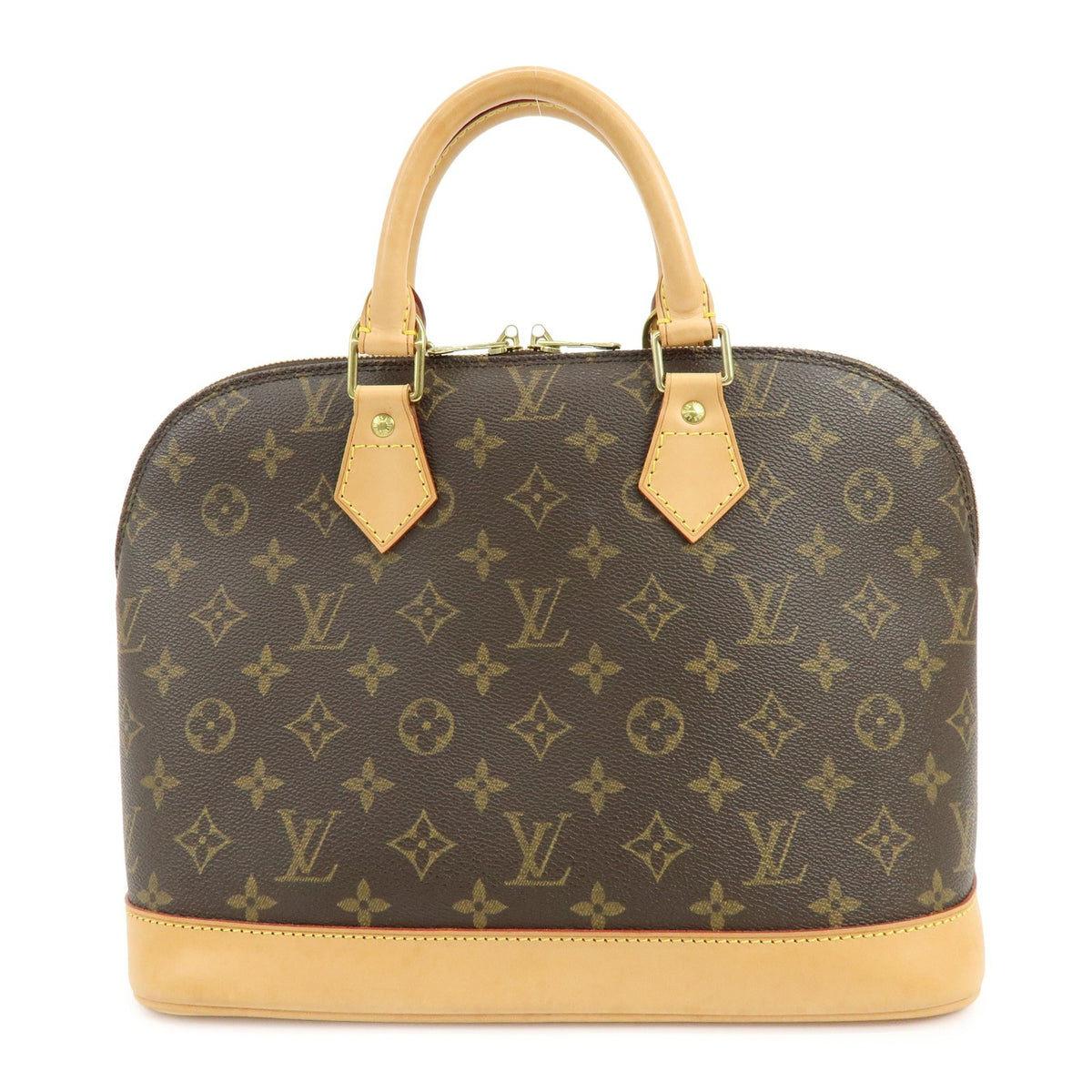 Louis Vuitton Alma Monogram Canvas Brown Canvas Handbag (Pre-Owned)