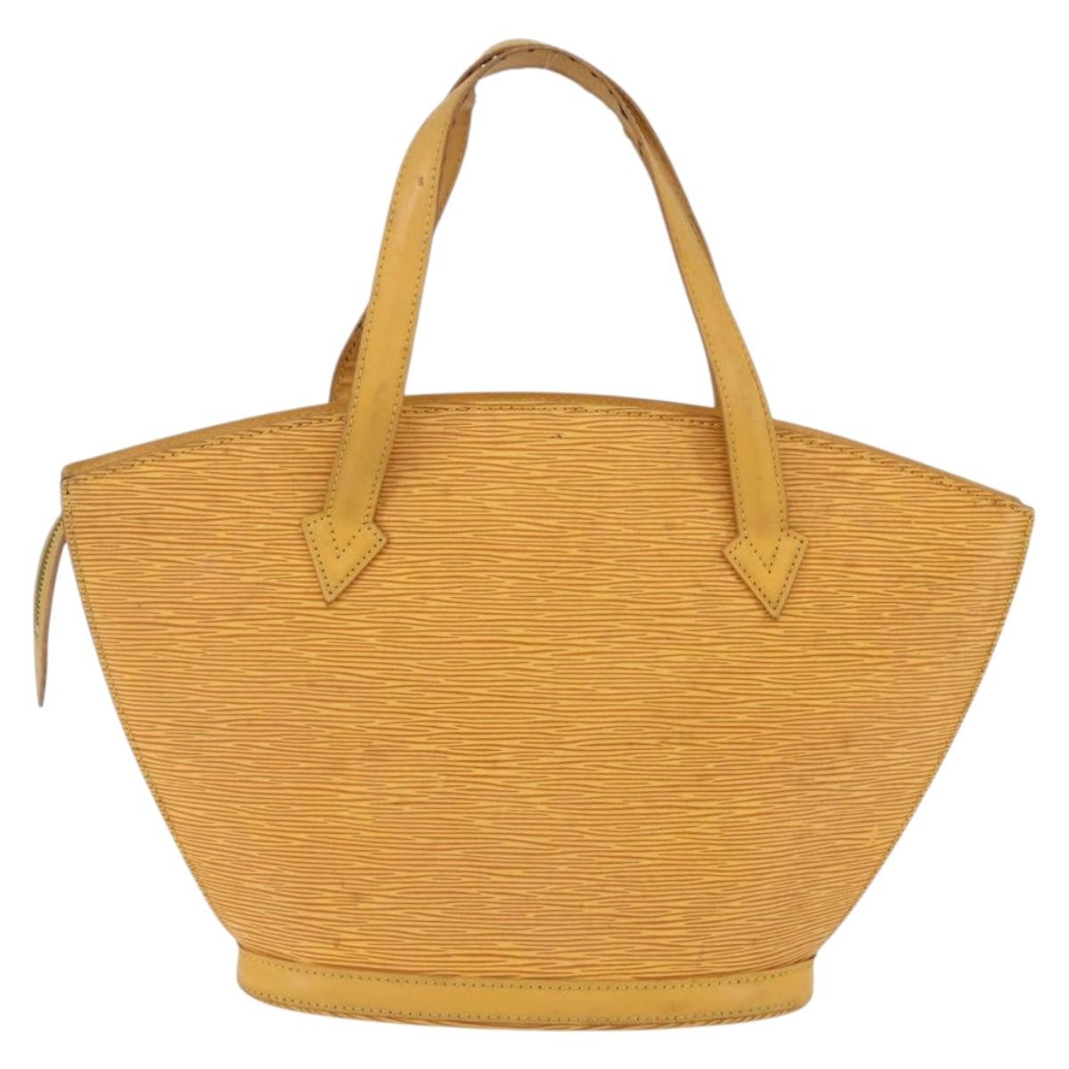 Louis Vuitton Saint Jacques Epi Leather Yellow Leather Handbag (Pre-Owned)
