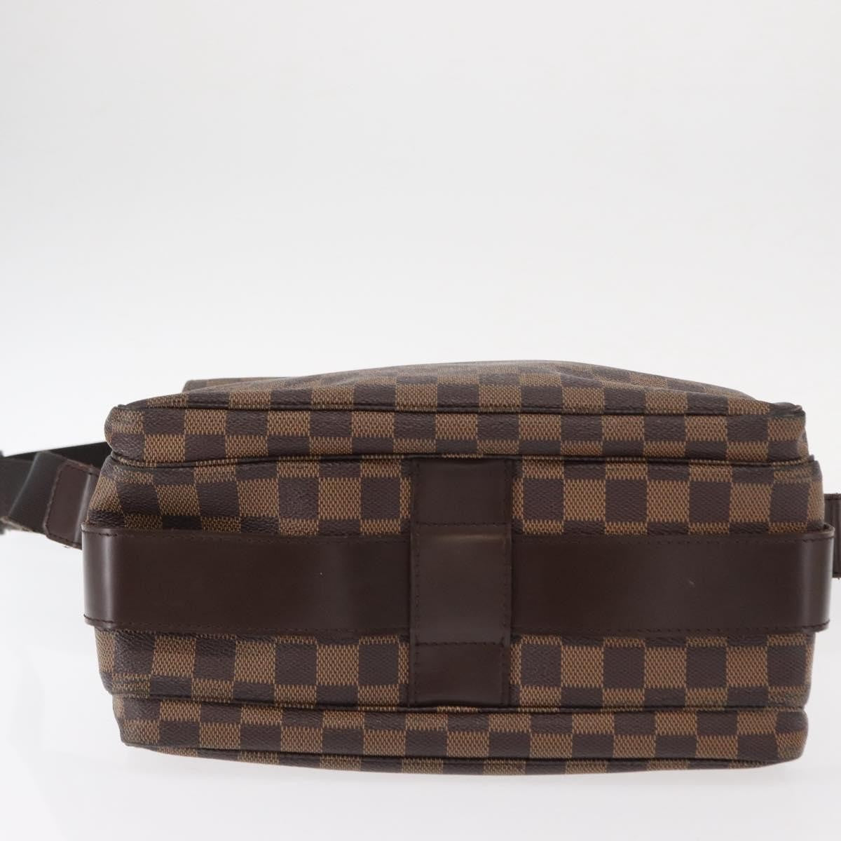 Louis Vuitton Naviglio Damier Ebene Brown Canvas Shoulder Bag Bag (Pre-Owned)