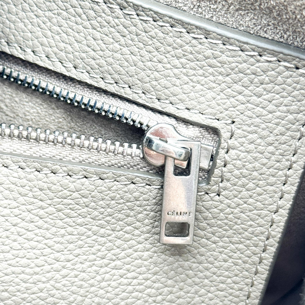 Celine Big Grained Calfskin Beige Calfskin Handbag (Pre-Owned)