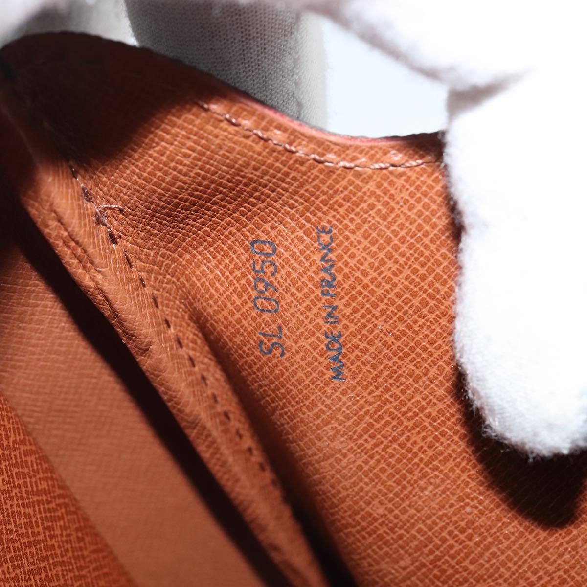 Louis Vuitton Cartouchiere Monogram Canvas Brown Canvas Shoulder Bag Bag (Pre-Owned)