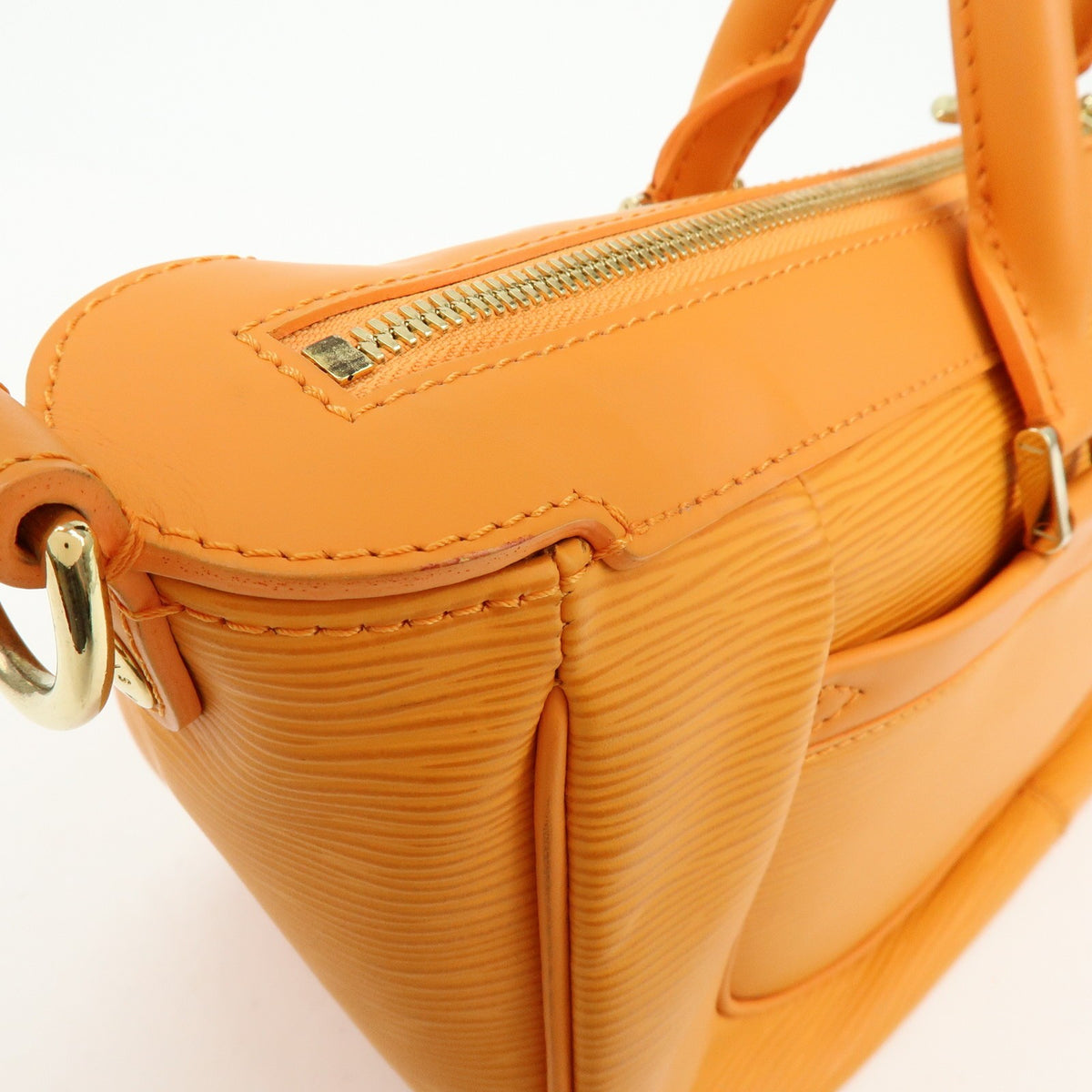 Louis Vuitton Dhanura Epi Leather Orange Leather Handbag (Pre-Owned)