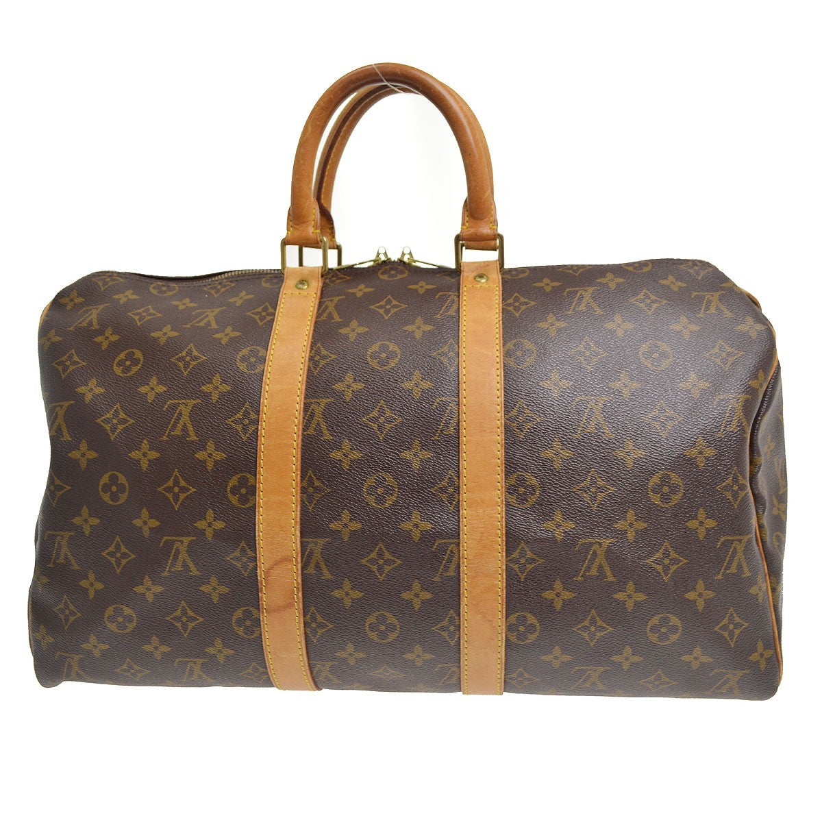 Louis Vuitton Keepall Monogram Canvas Brown Canvas Travel Bag Bag (Pre-Owned)
