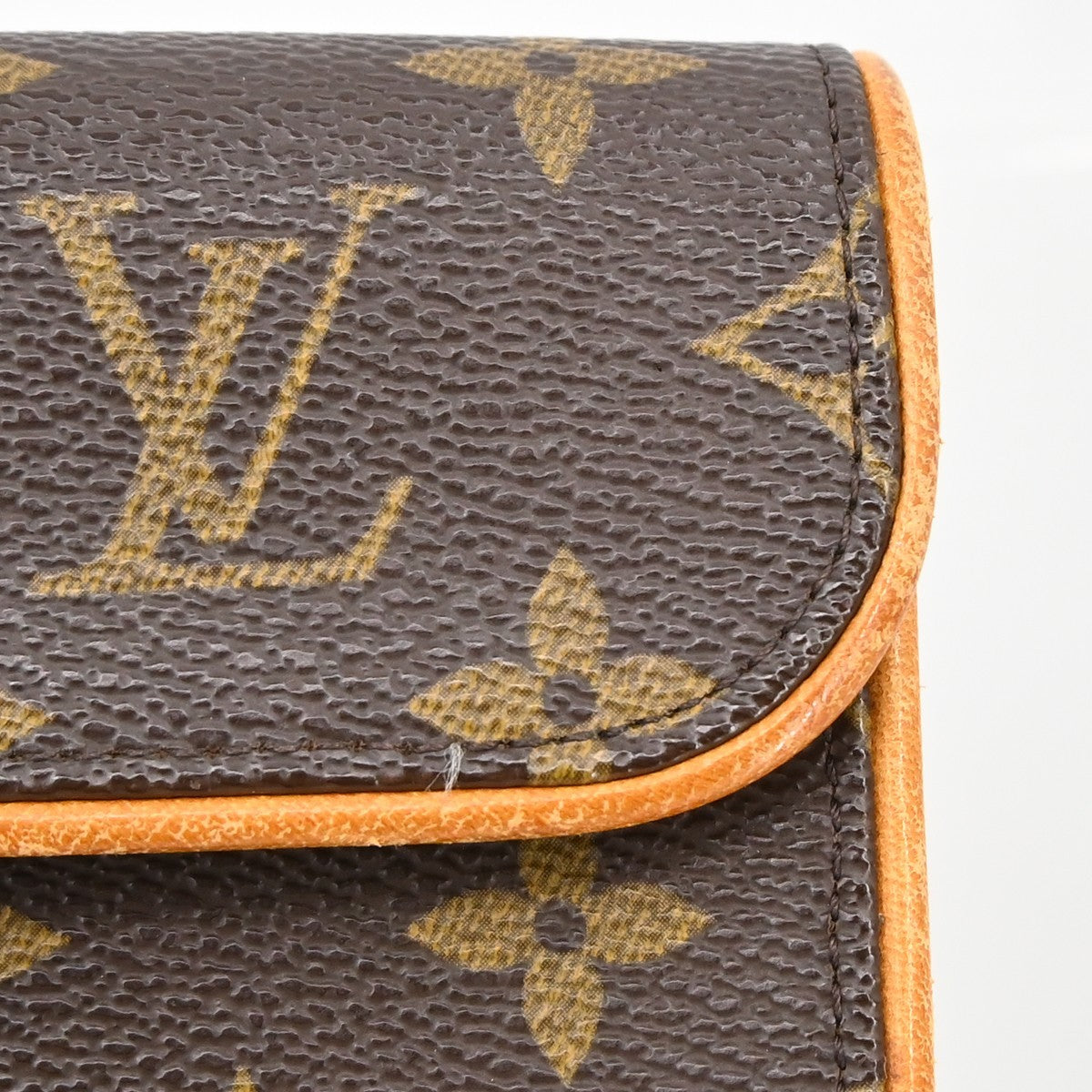 Louis Vuitton Florentine Monogram Brown Canvas Clutche & Pouche Bag (Pre-Owned)
