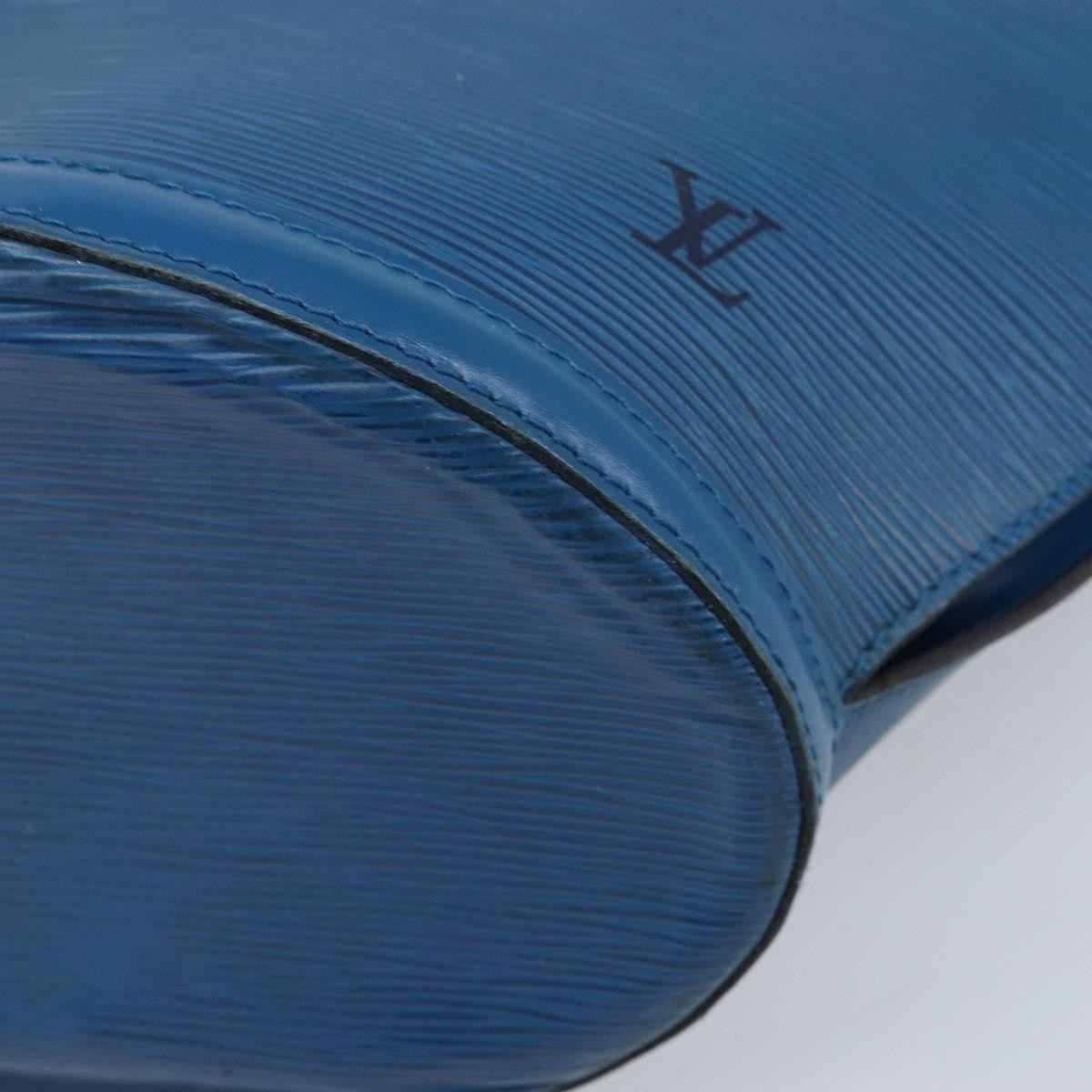 Louis Vuitton Saint Jacques Epi Leather Blue Leather Shoulder Bag Bag (Pre-Owned)