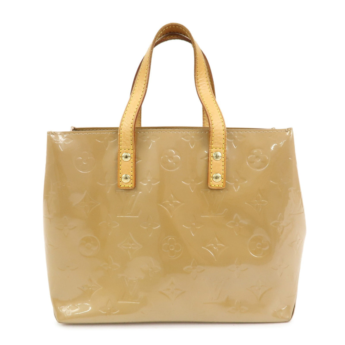 Louis Vuitton Reade Monogram Vernis Brown Patent_Leather Handbag (Pre-Owned)