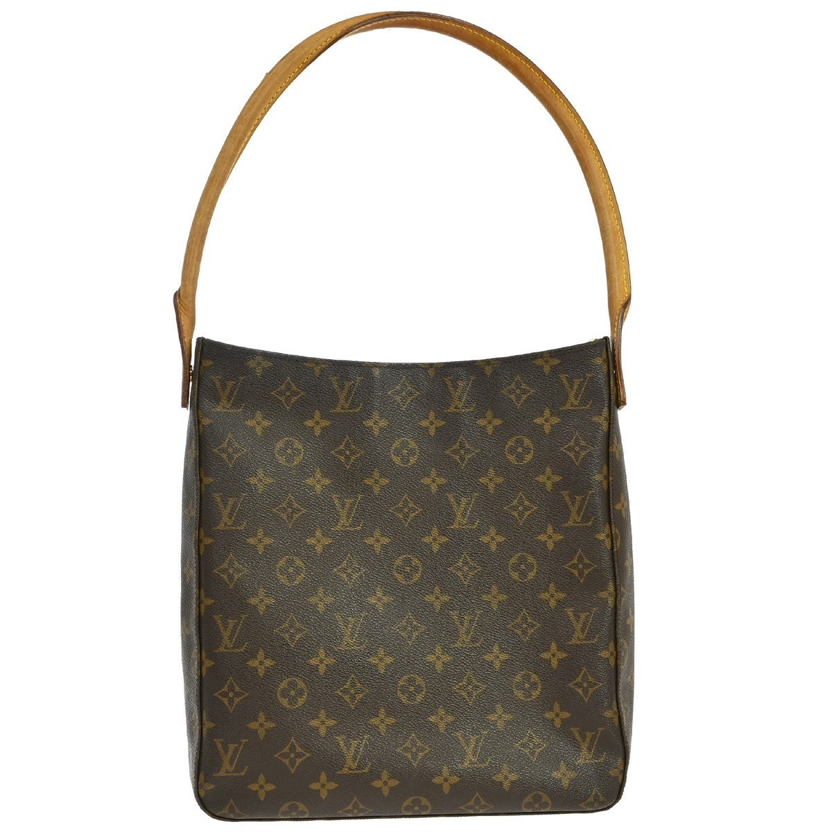 Louis Vuitton Monogram Looping Monogram Canvas Brown Canvas Handbag (Pre-Owned)