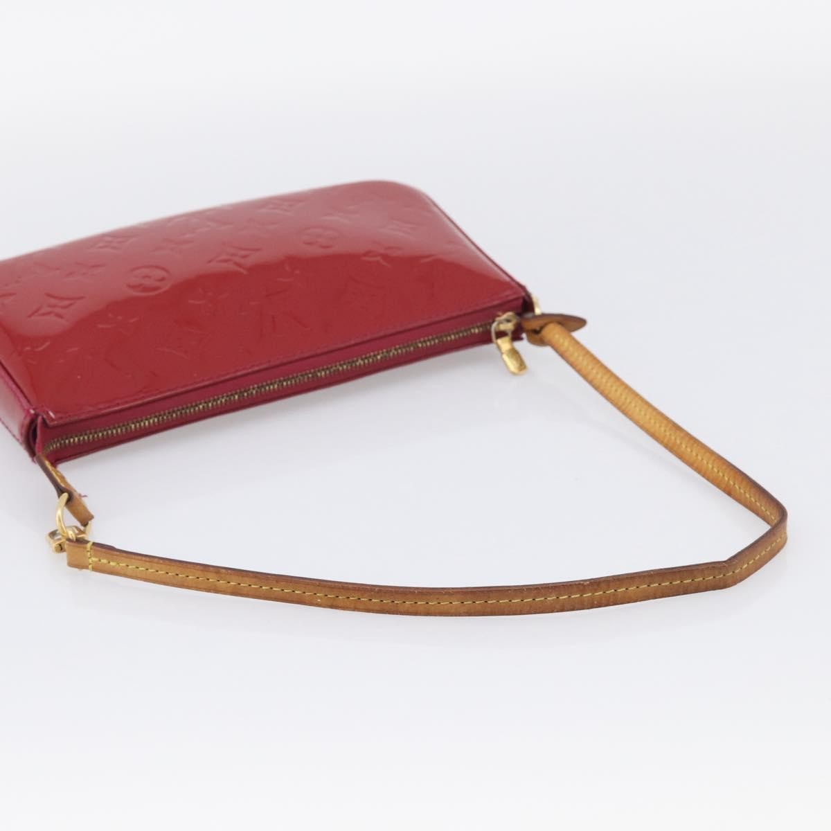 Louis Vuitton Pochette Accessoires Nm Monogram Vernis Pink Patent_Leather Clutche & Pouche Bag (Pre-Owned)