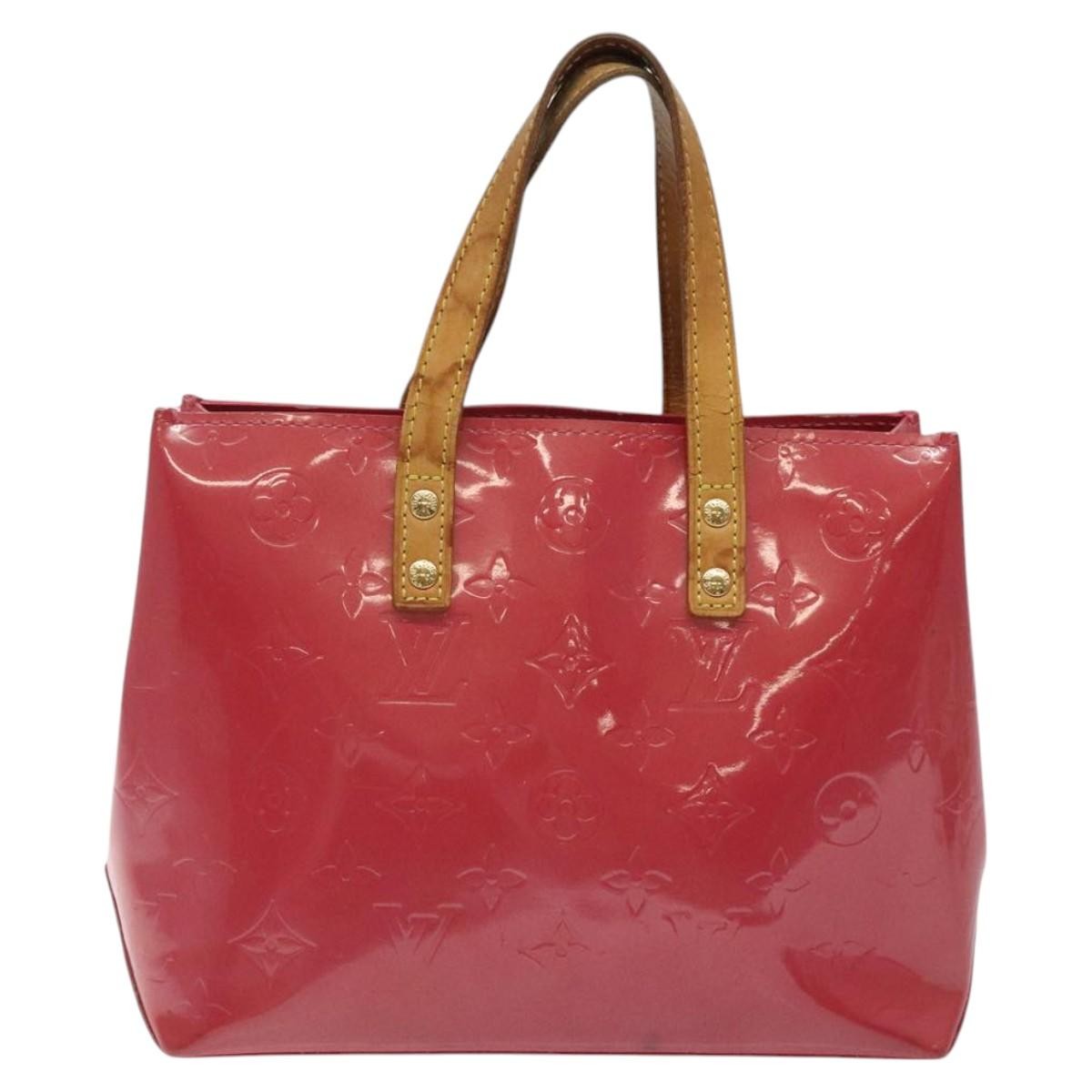 Louis Vuitton Reade Monogram Vernis Pink Patent_Leather Handbag (Pre-Owned)