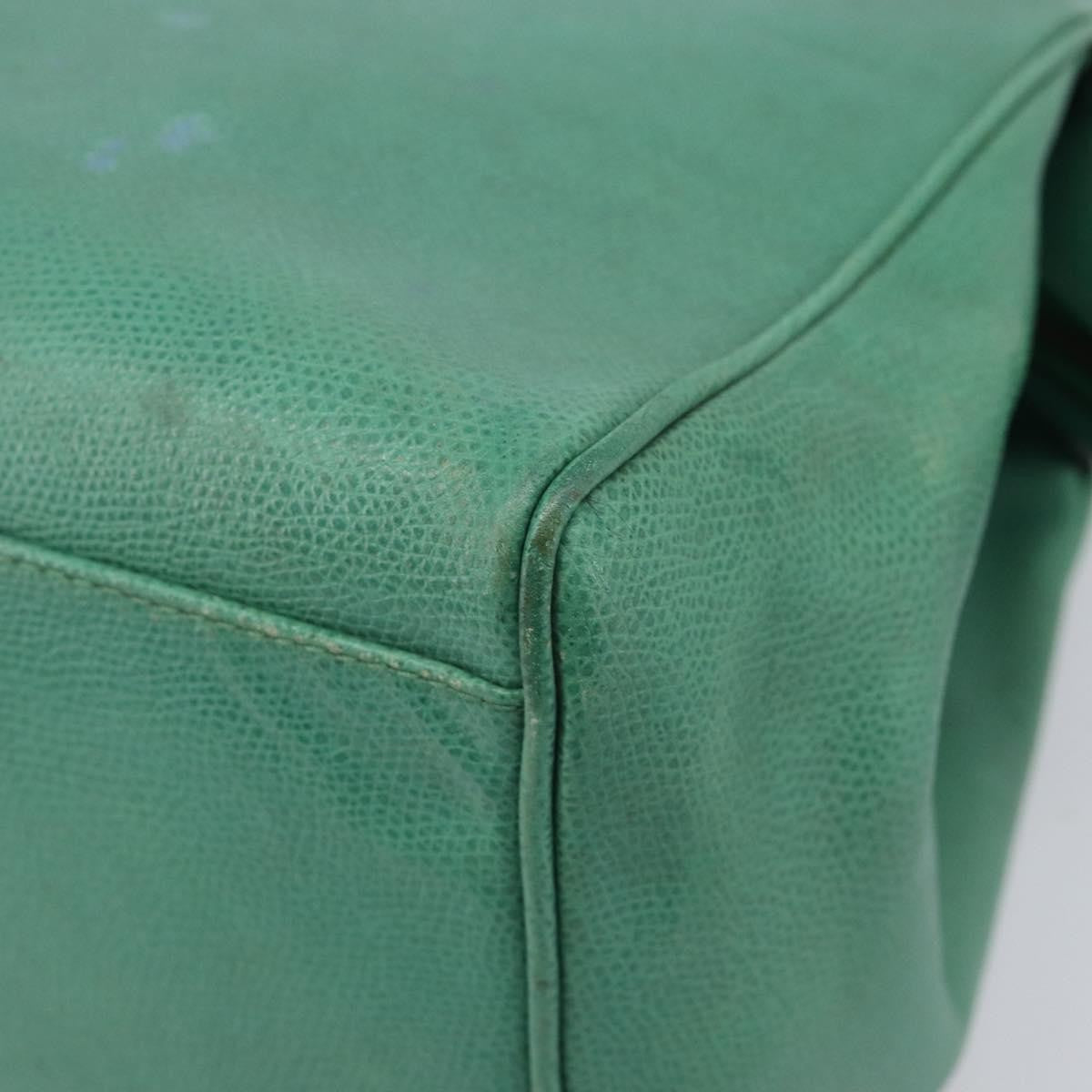 Celine Shoulder Leather Green Leather Shoulder Bag Bag (Pre-Owned)