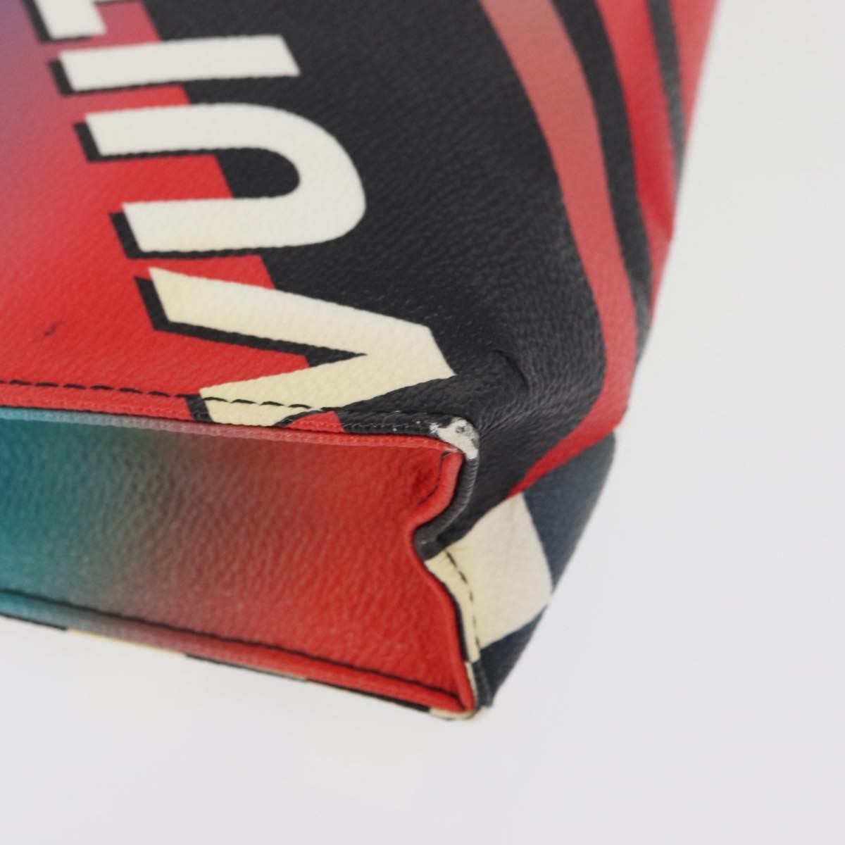 Louis Vuitton Toiletry Limited Edition Race Print Canvas Multicolour Canvas Clutche & Pouche Bag (Pre-Owned)