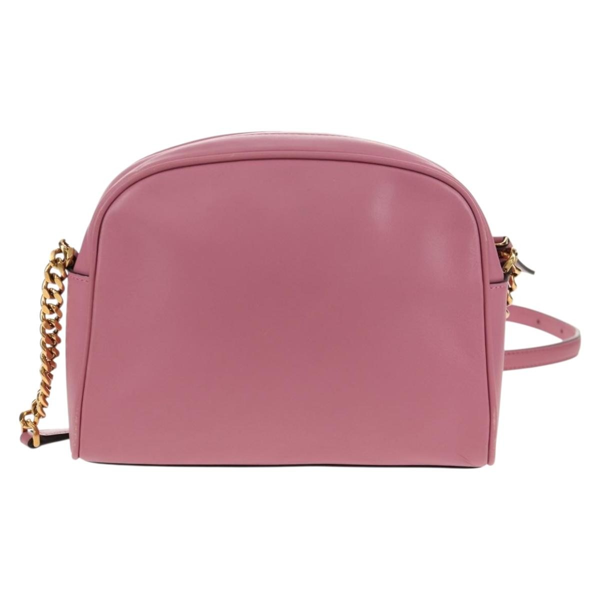 Salvatore Ferragamo Gancini Leather Pink Leather Shoulder Bag Bag (Pre-Owned)