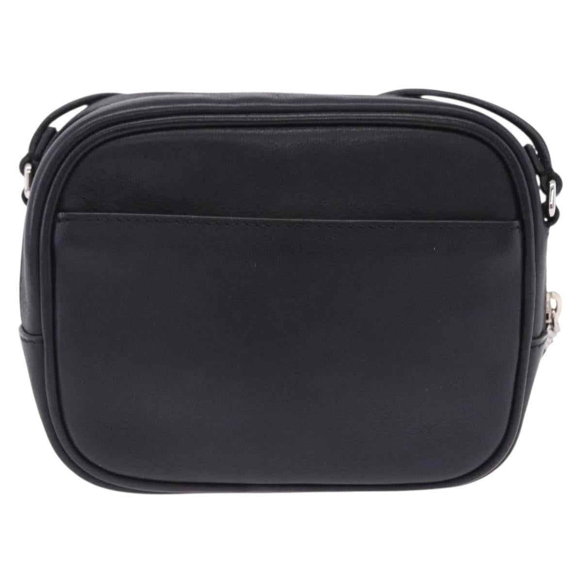 Saint Laurent Classic Monogram Blogger Patch Embellished Leather Black Leather Crossbody Bag Bag (Pre-Owned)