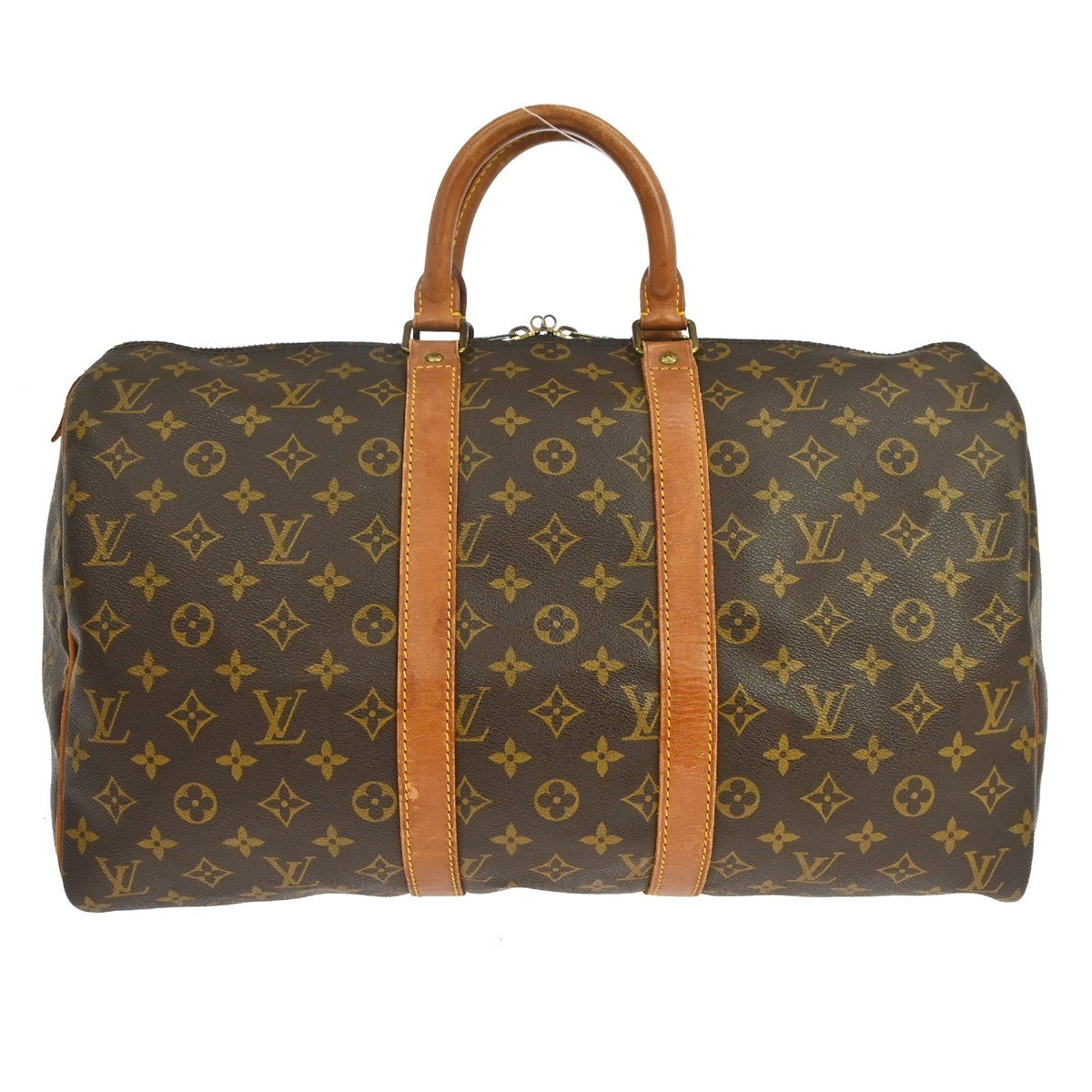 Louis Vuitton Keepall Monogram Canvas Brown Canvas Travel Bag Bag (Pre-Owned)