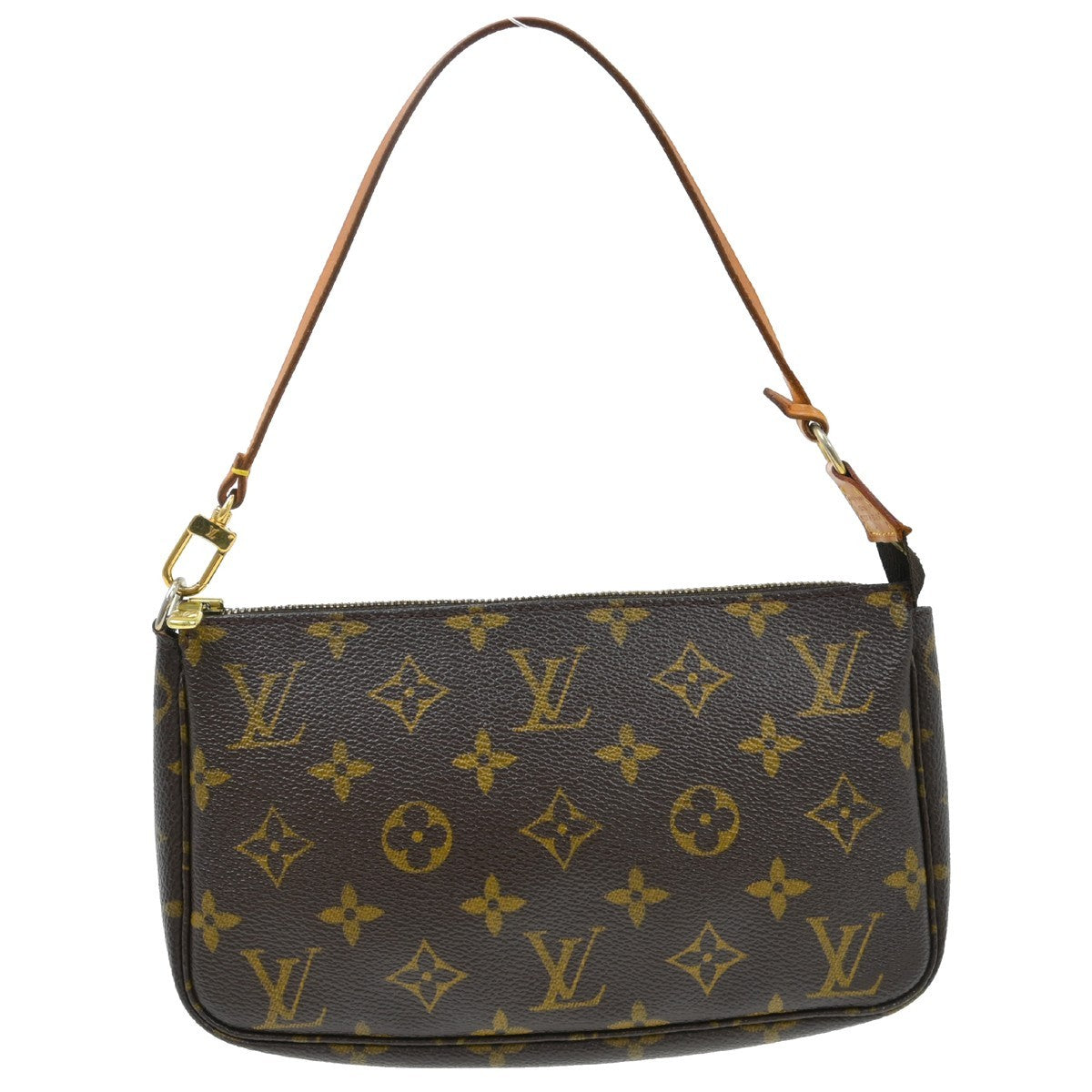 Louis Vuitton Pochette Accessoires Monogram Canvas Brown Canvas Clutche & Pouche Bag (Pre-Owned)