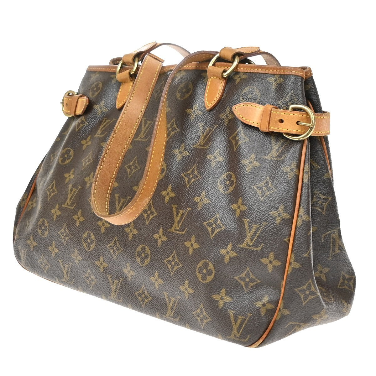 Louis Vuitton Batignolles Monogram Canvas Brown Canvas Tote Bag Bag (Pre-Owned)