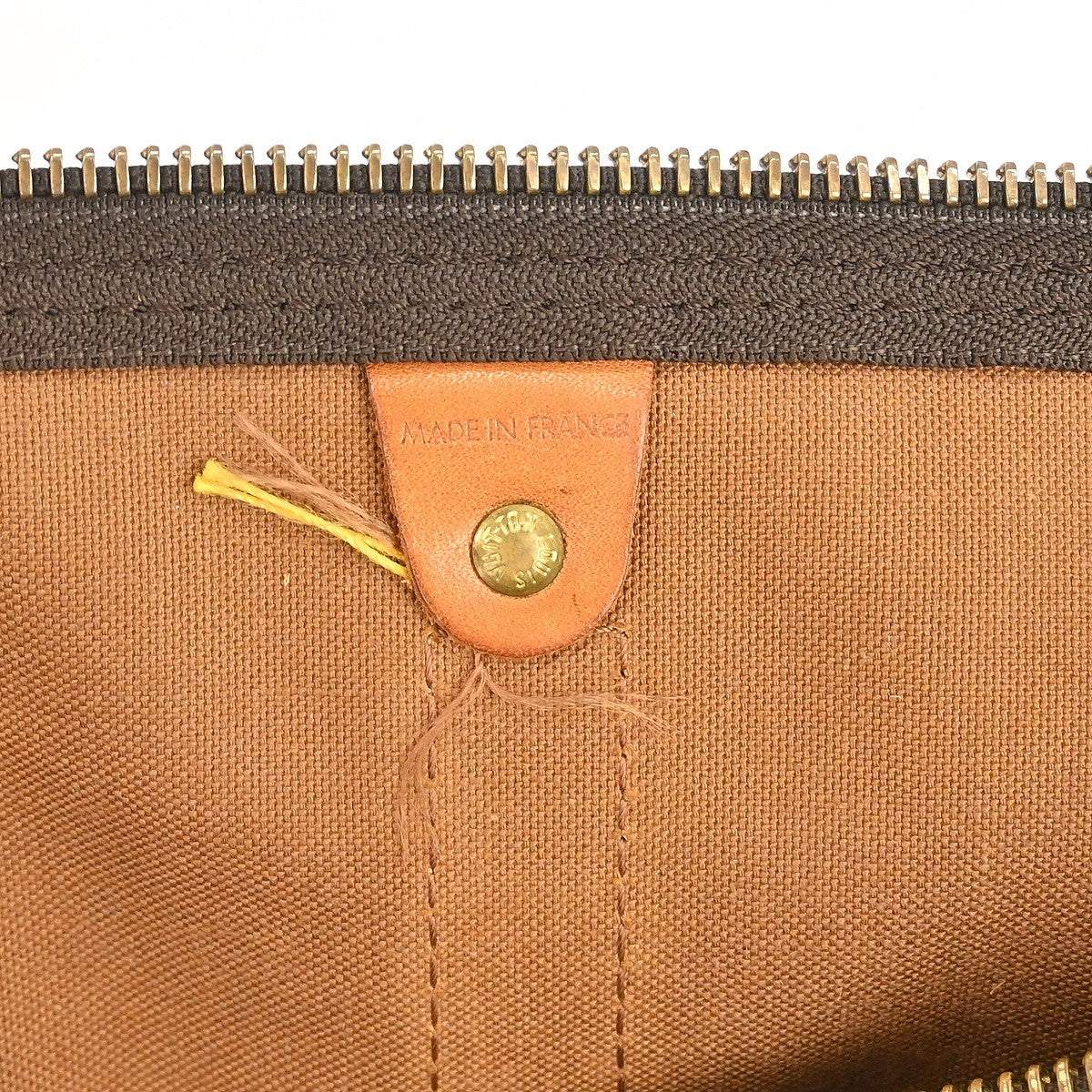 Louis Vuitton Keepall Bandouliere Monogram Canvas Brown Canvas Travel Bag Bag (Pre-Owned)
